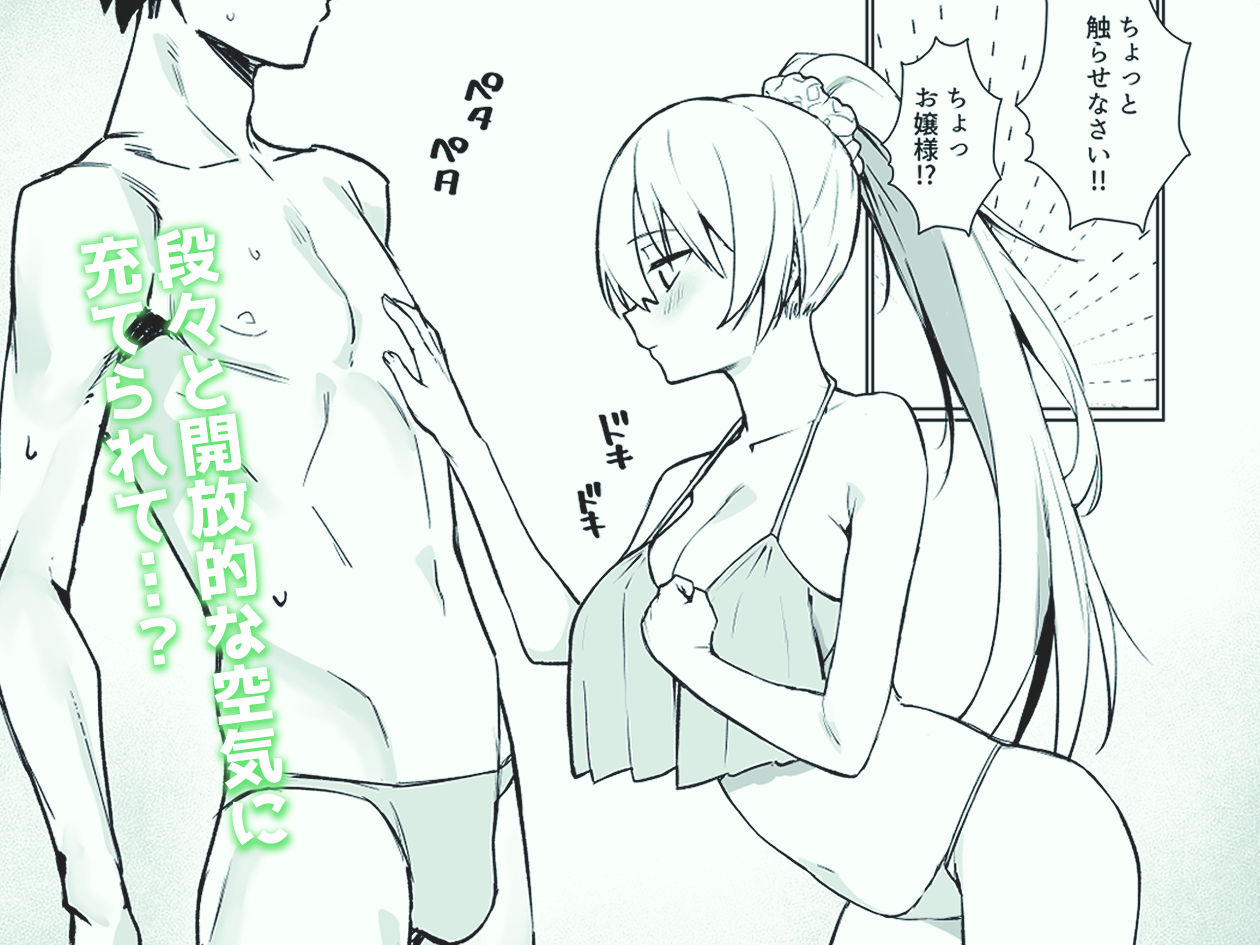 南国の別荘で爆乳お嬢様＆王子様系執事とハメ放題夏休みを過ごす話 画像2