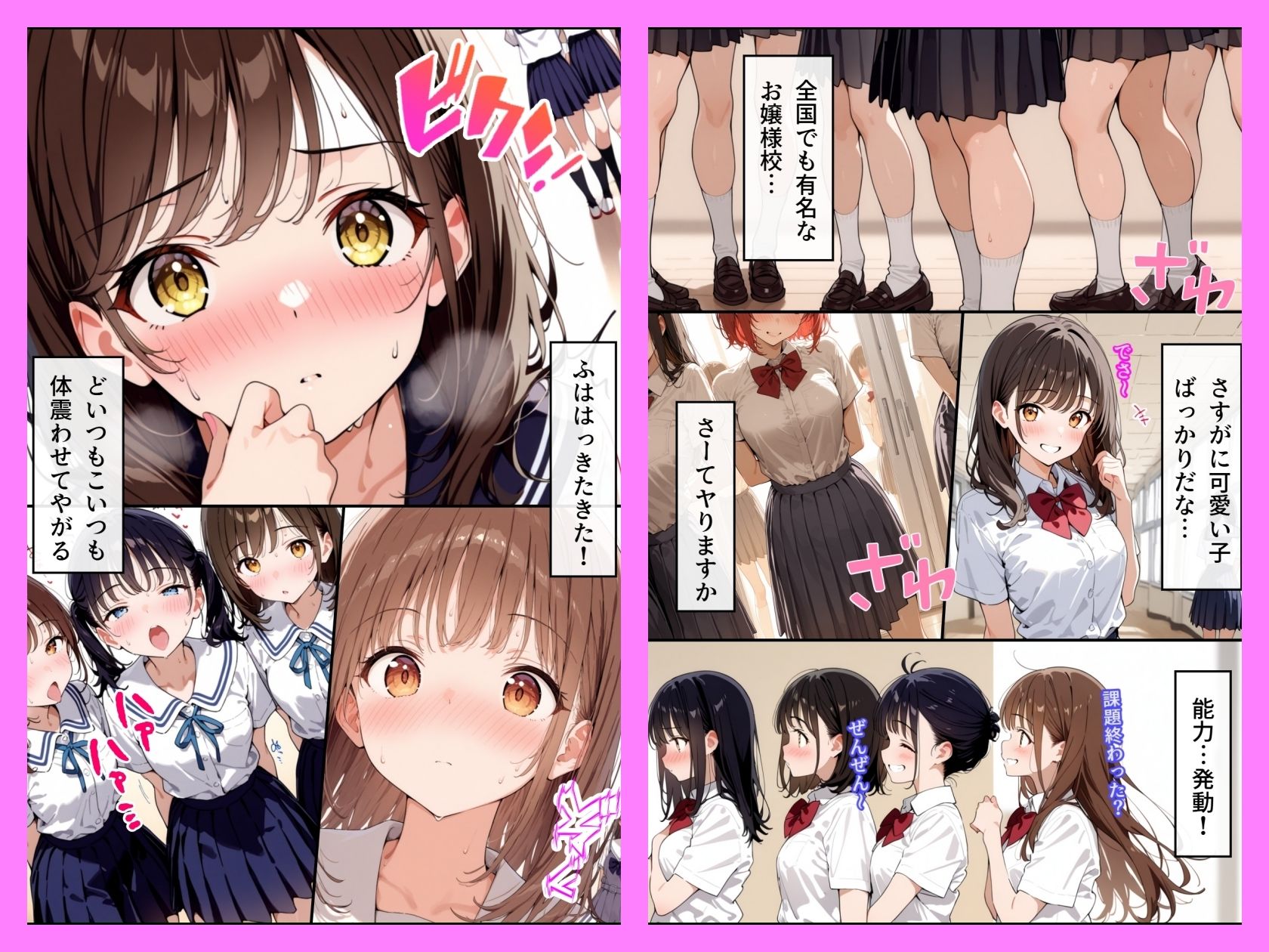 女子校生ハーレム 女を発情させる能力を手に入れた男 画像1