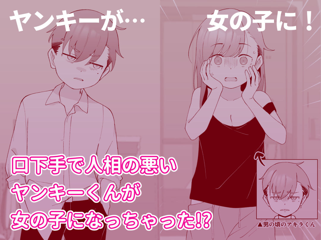 先生の彼女になる女の子になっちゃったヤンキー君 総集編完全版 画像1