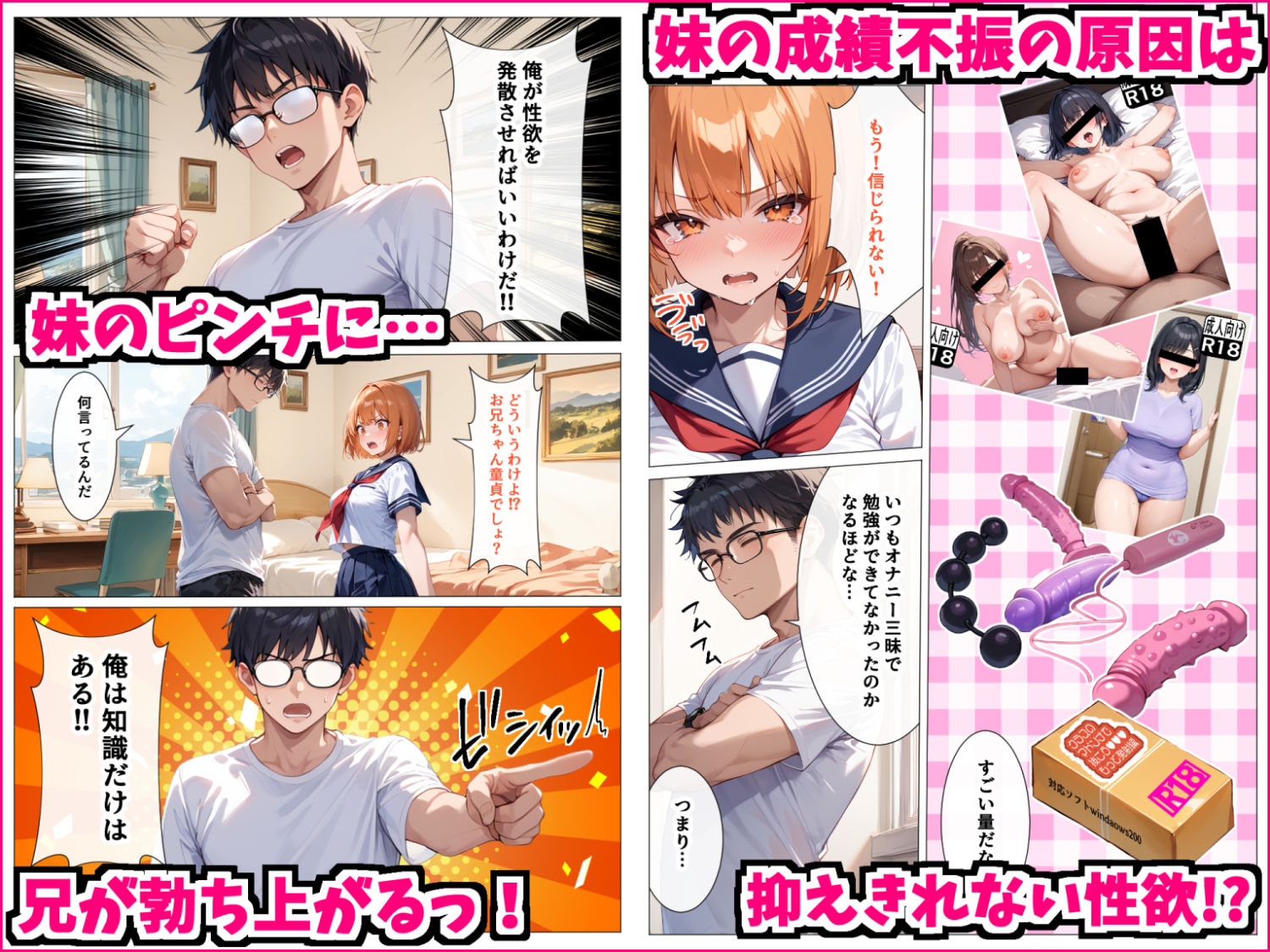 勉強の苦手な妹がエチエチだったの何度も生ハメして中出ししまくった話 画像2