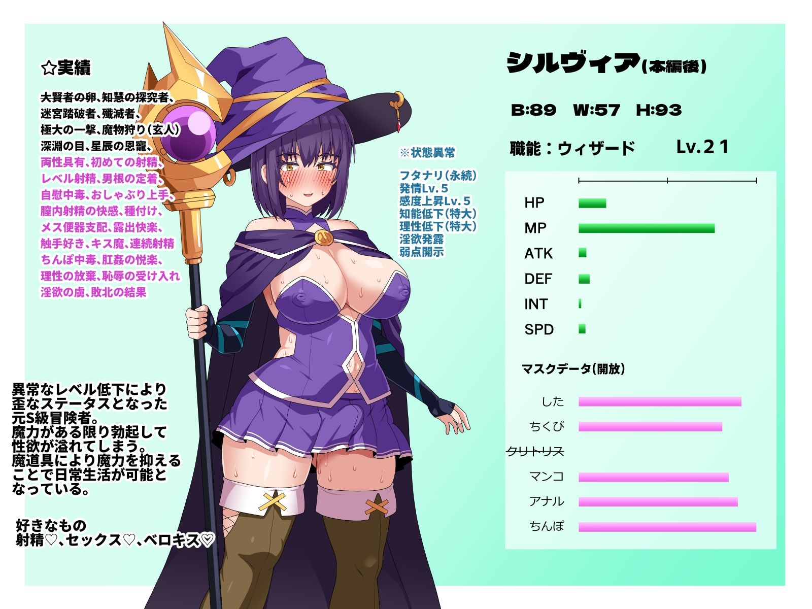 S級冒険者の無様な敗北〜おほ！生やされたフタ〇リチ〇ポから魔力射精ちゃう！〜 画像7
