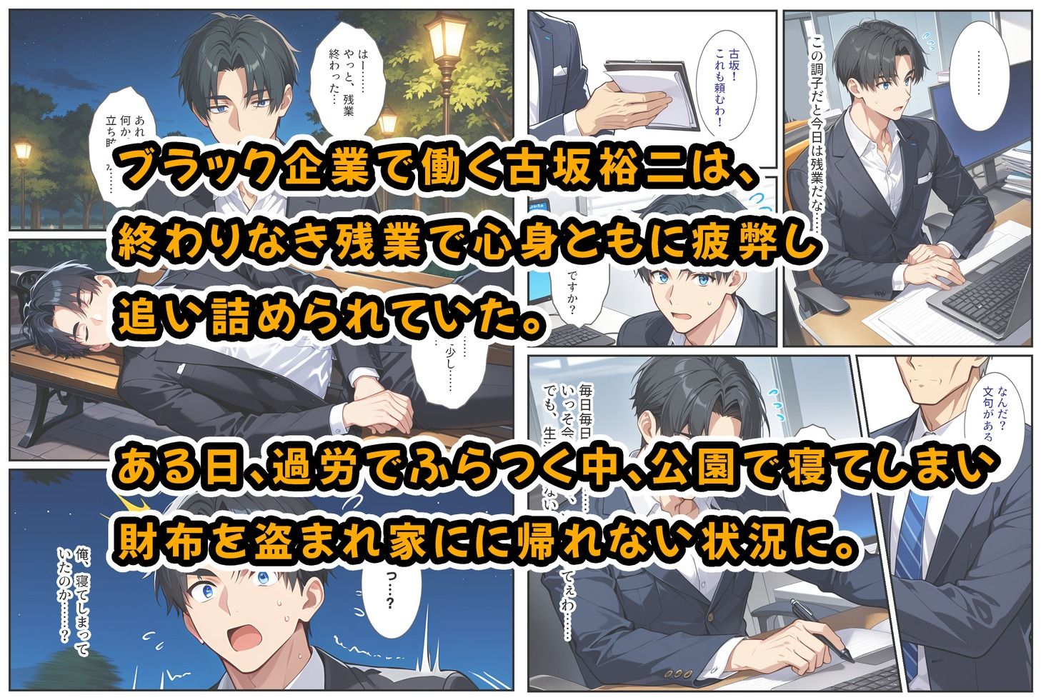 社畜のオレがエロすぎる爆乳母娘に拾われて人生変わりました！ 画像1