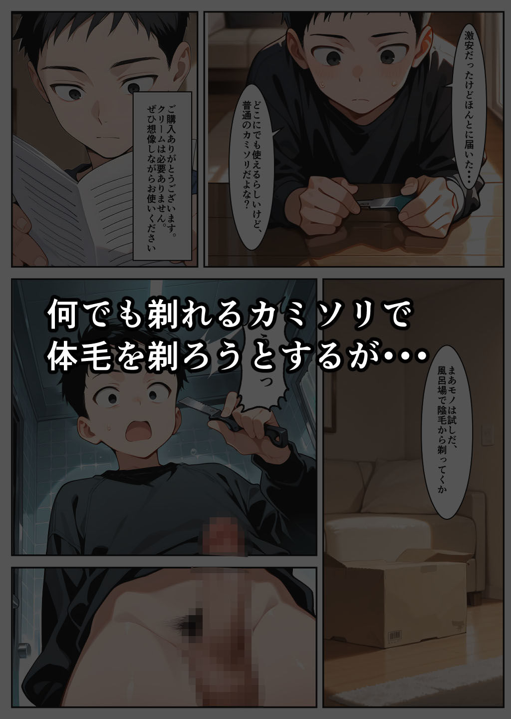 なんでも剃れるカミソリで TSF現実改変 画像1