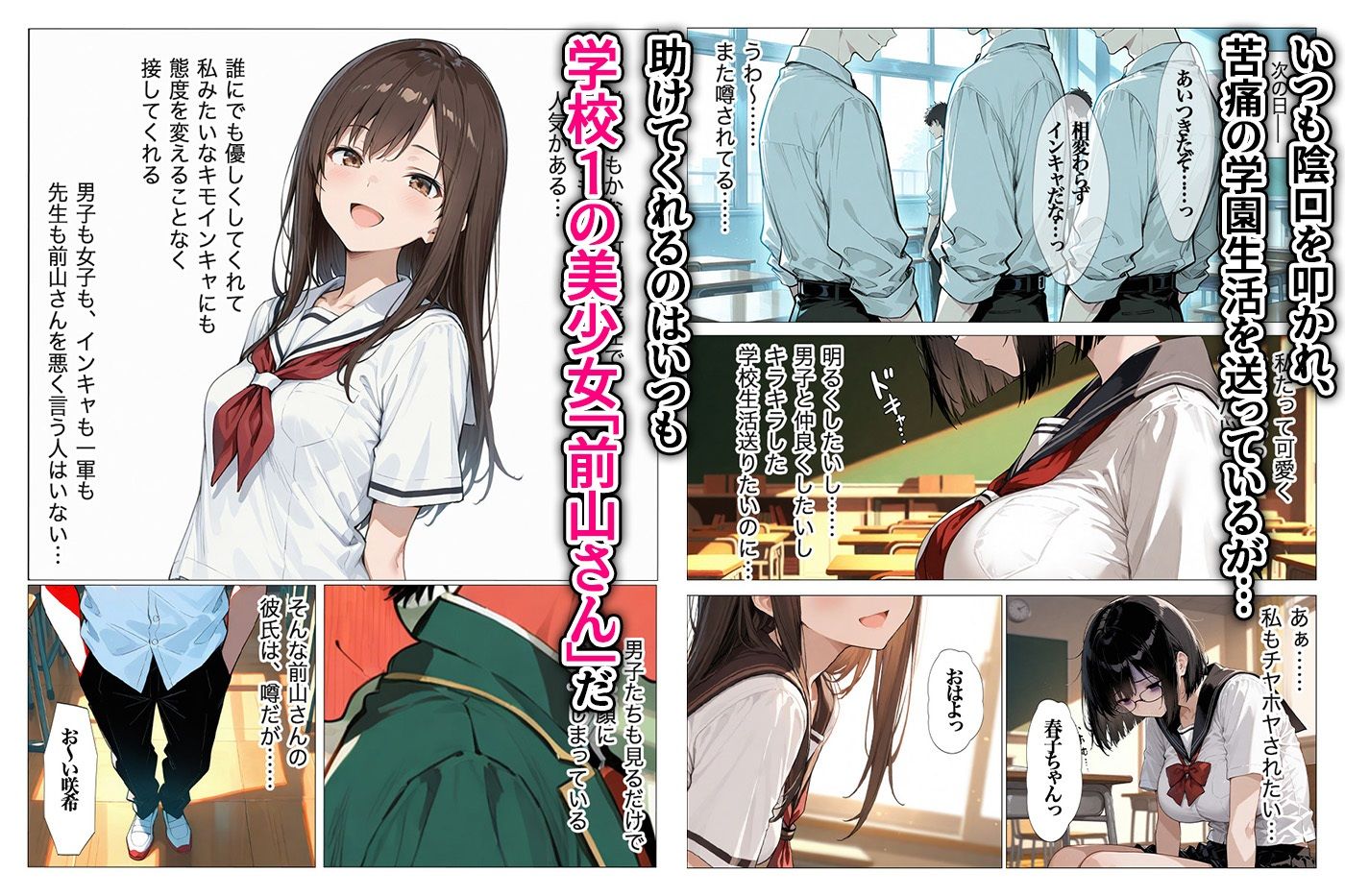 インキャのエロ動画配信がクラスの男子にばれちゃいました 画像3