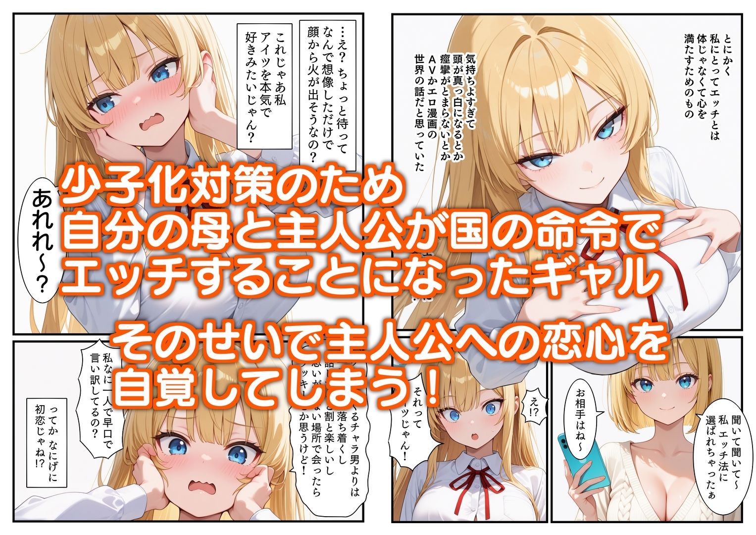 クラスのギャルとママ(33)で種付け親子丼 画像1