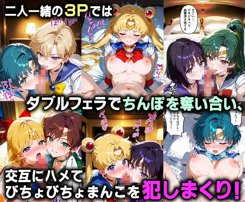 ふたりは俺のオナペットっ！セーラー戦士総集編1 画像4