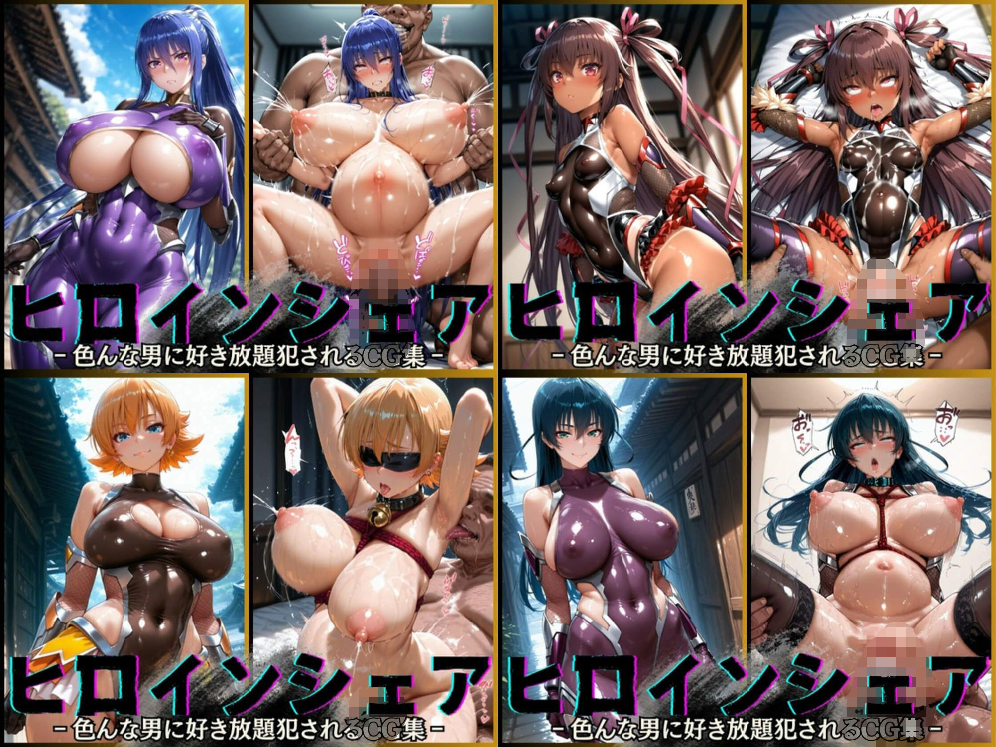 ヒロインシェア‐色んな男に好き放題〇されるCG集‐対魔忍総集編【全1000枚】 画像2