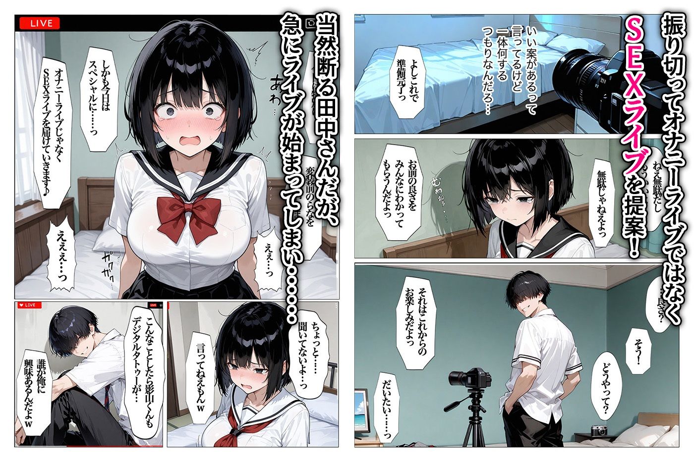 爆乳発情女子校生 底なしの制欲をライブ配信で見せつける 全113P 画像5