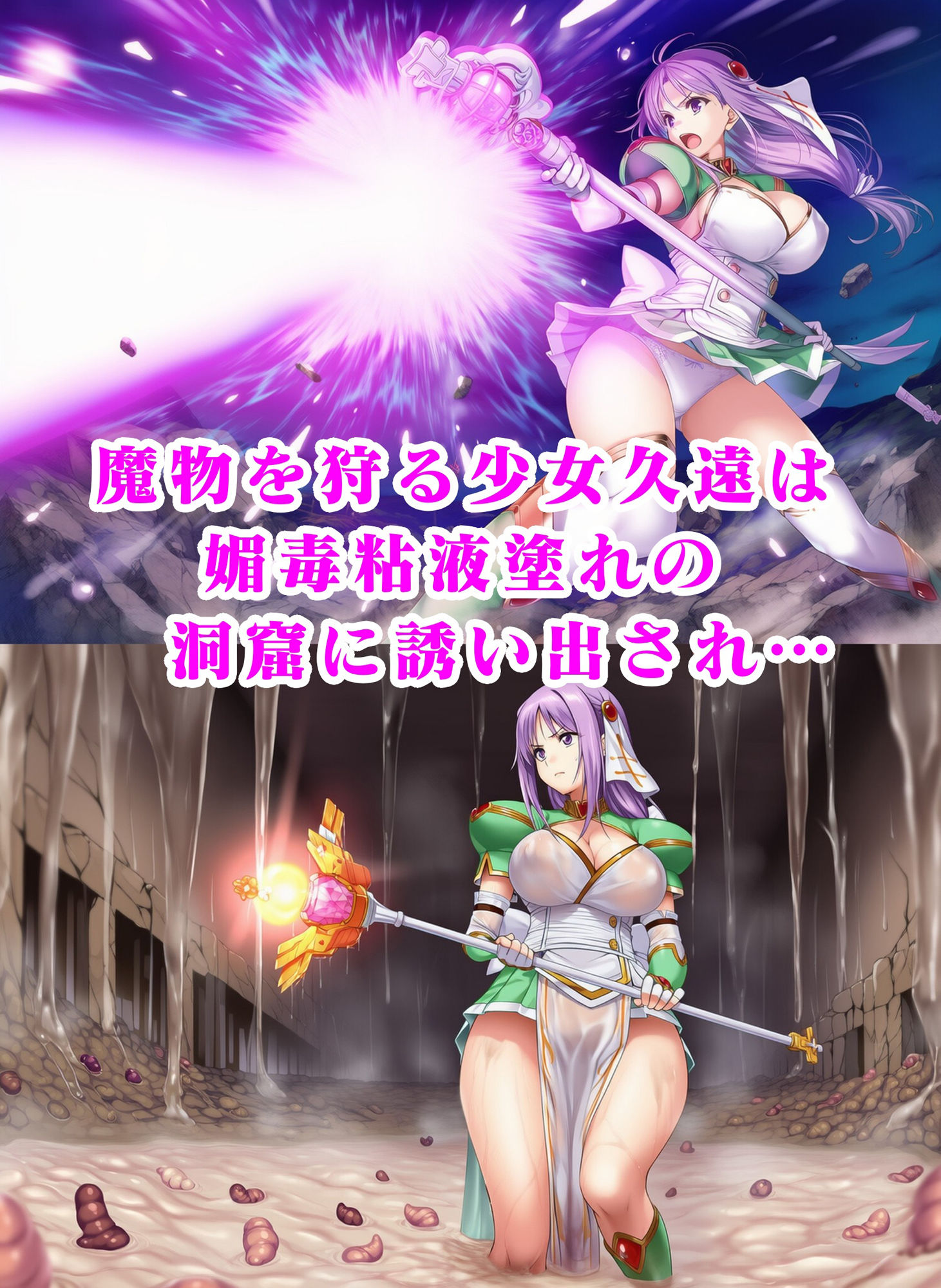 神聖天使クオン VS ナメクジ博士 〜淫虐の苗床家畜改造・大量出産〜 画像1