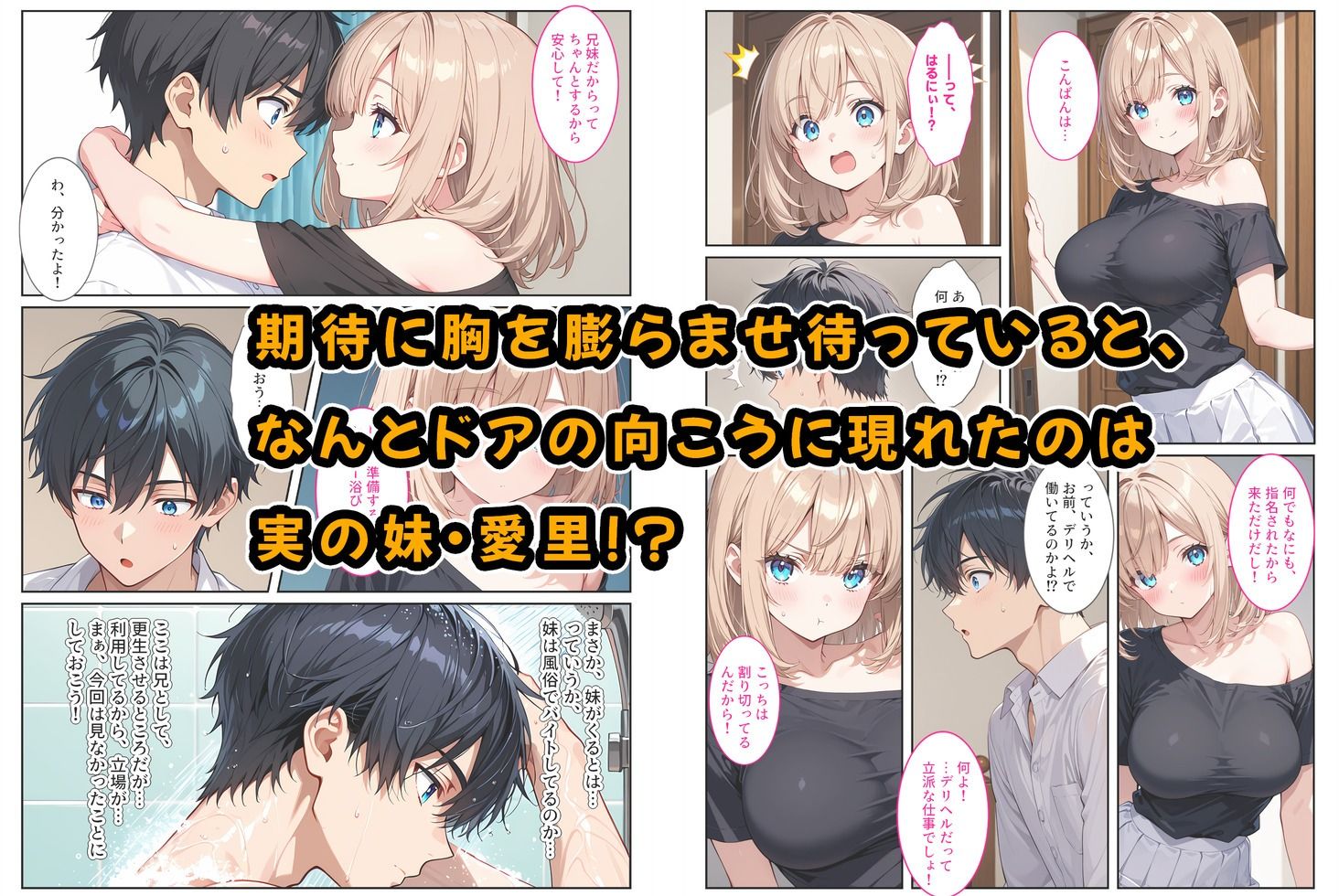 デリヘル呼んだら妹が!背徳セックスで爆乳の妹がセフレになりました! 画像2