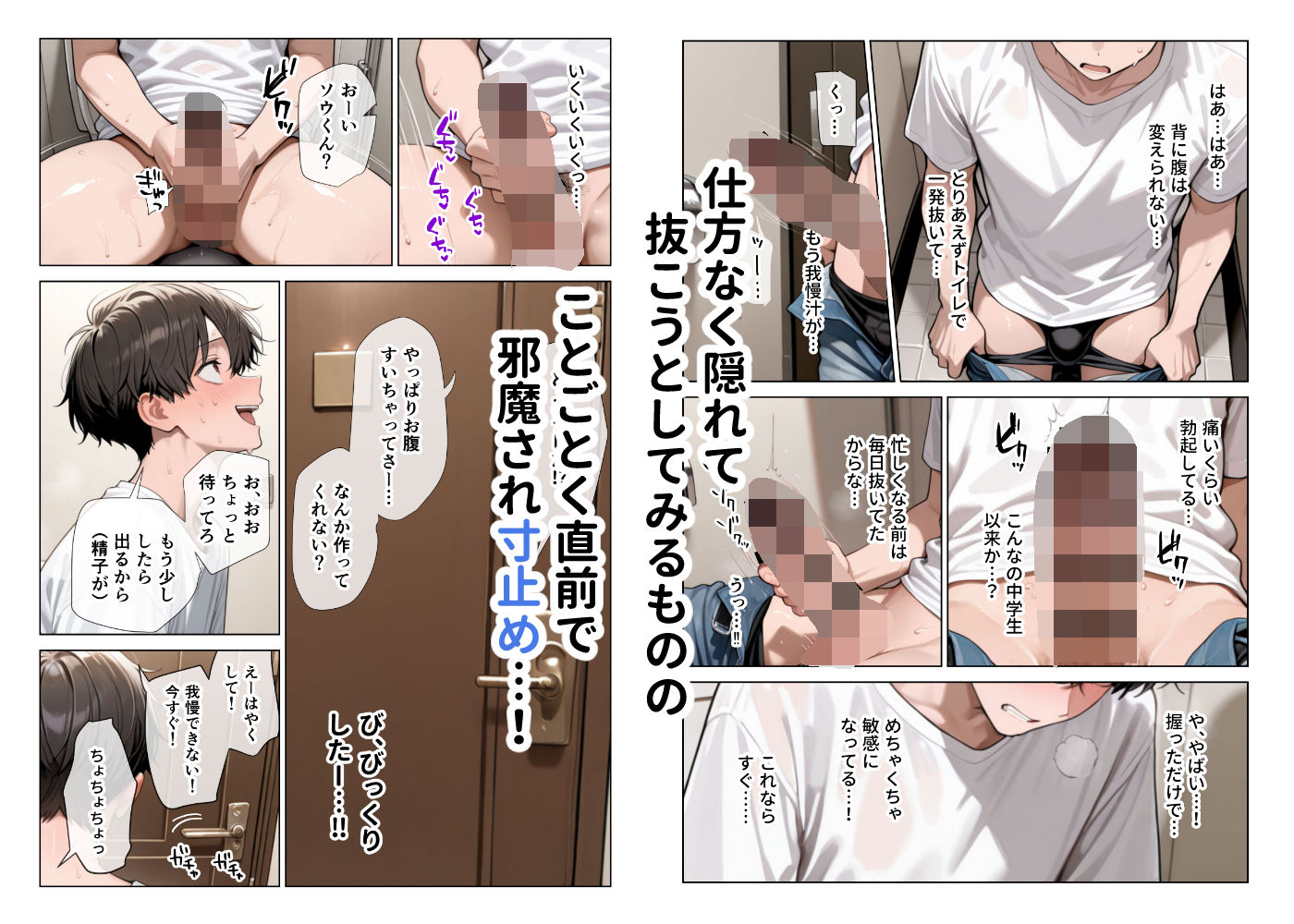 オナ禁チンポを寸止め手コキフェラでパンパンにしたあと高速杭打ち騎乗位で心情代弁しながら搾り取ってくる姪っ子に困り果ててます 画像3