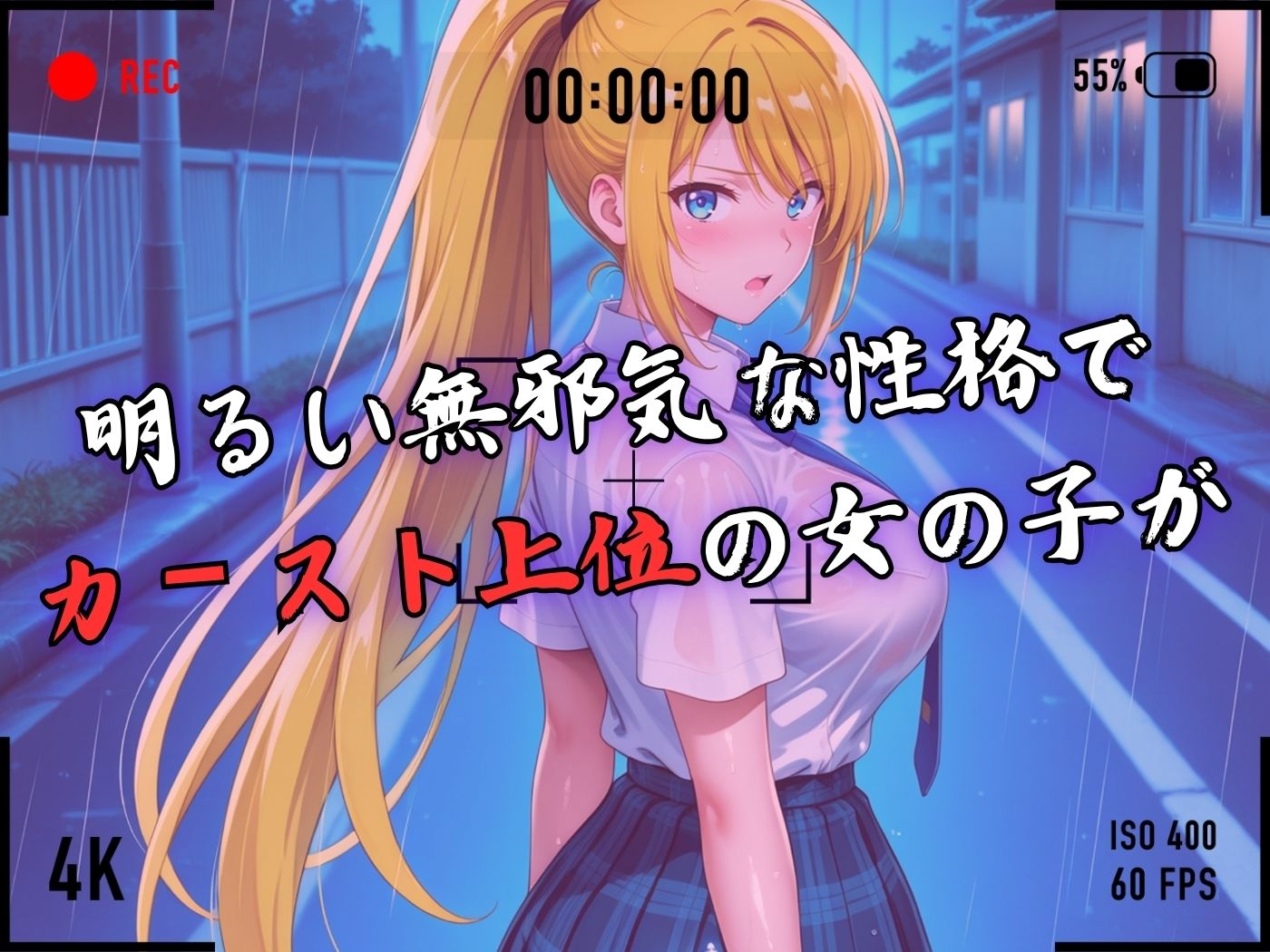 【4Kイラスト】1万3000人の生徒を抱いた校長による白石絵里への性指導（雨宿り編） 画像3