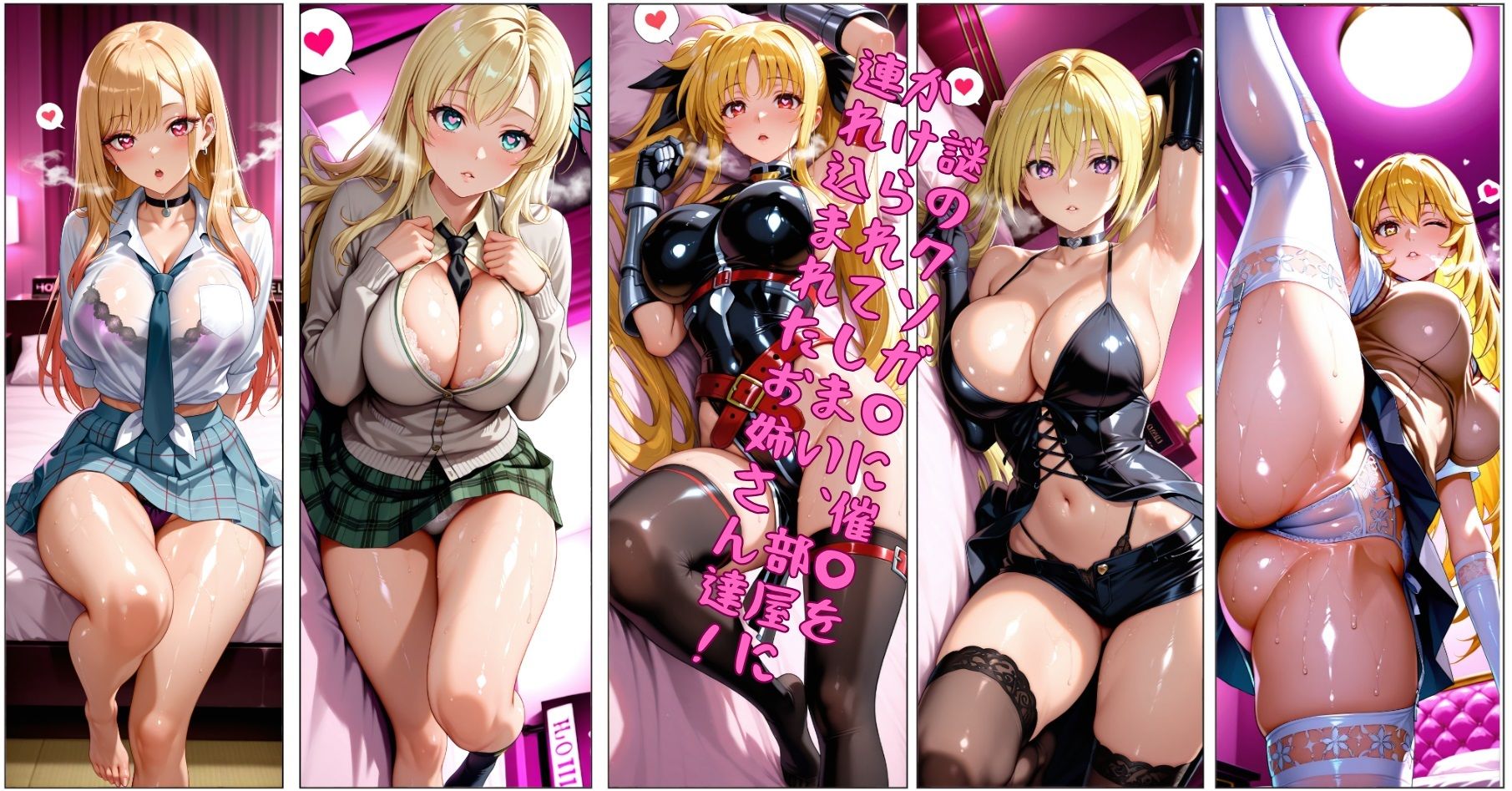 僕のえっちな金髪巨乳お姉さん達 〜えっちな金髪お姉さんは全員僕のもの〜 画像1