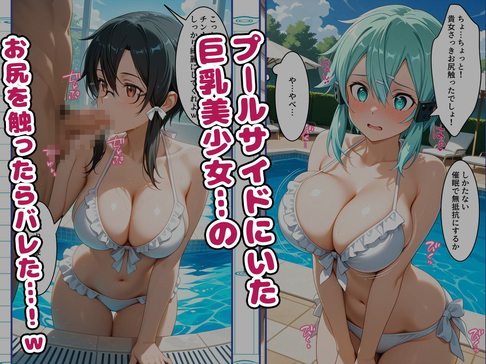 【S〇O編】知ってる?このプール…備え付けの「オナホ」があるらしいよ?2話 画像1