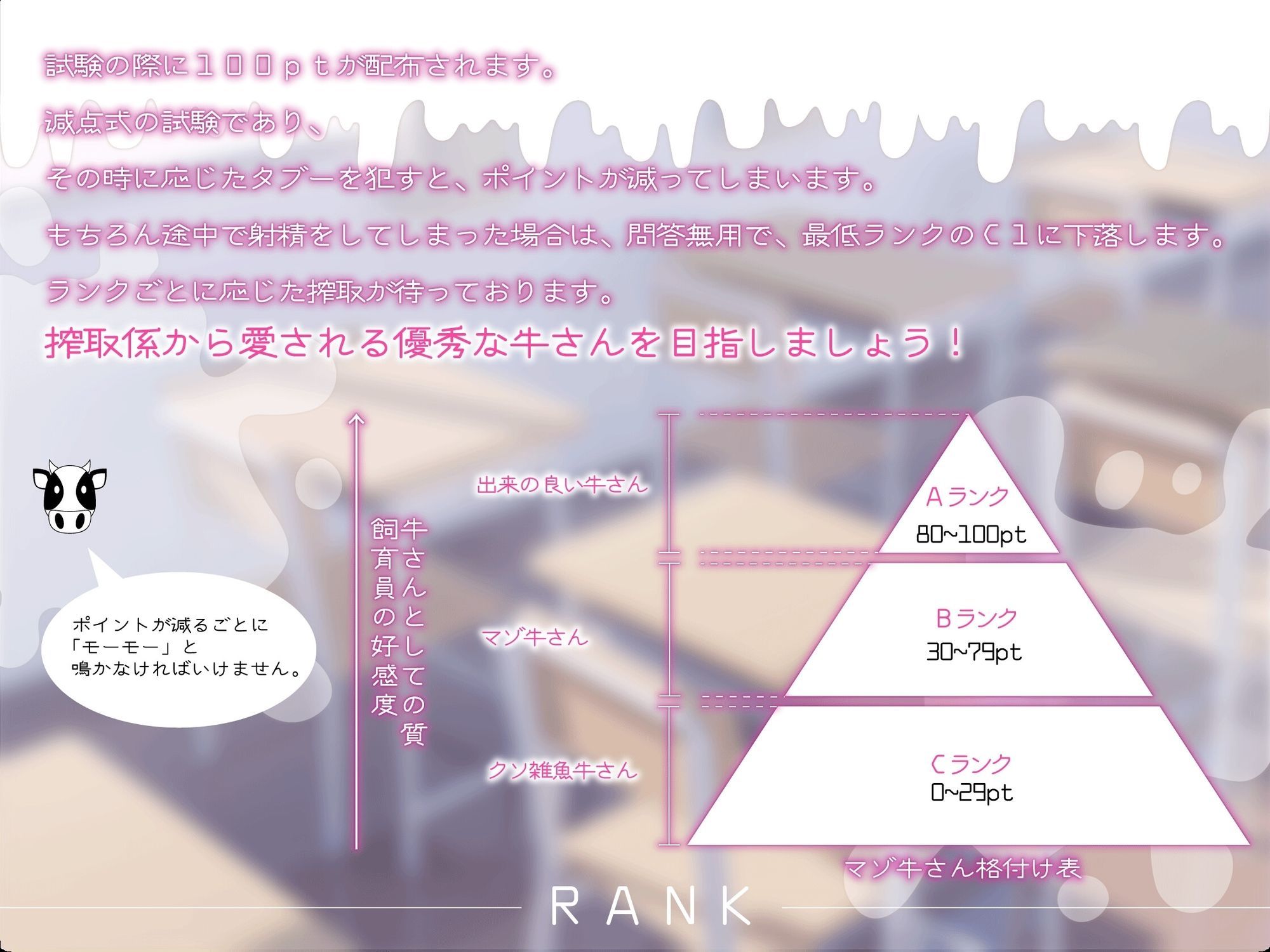 ［たっぷり長時間×マゾ査定×JKハーレム］ミルクだらだら格付けオナニー 君はどれくらい優秀な牛さんなのかな？ ほら。モ〜〜っと出せ♪ 画像2