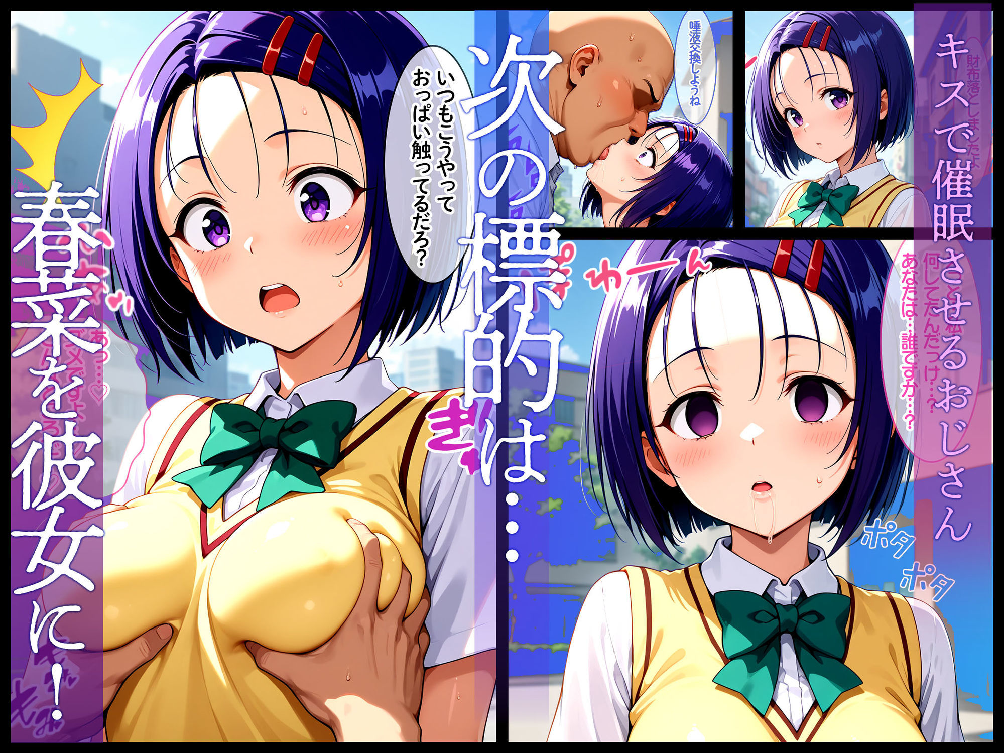 わたしの彼氏がエロ過ぎて…キスで催● 彼女をビッチ調教  〜前編〜 画像1