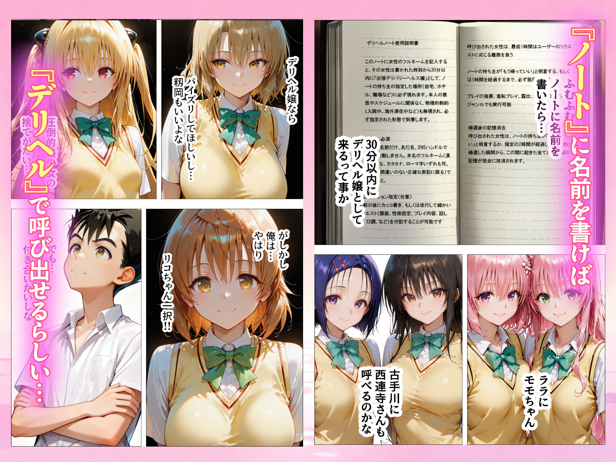 本番あり!?デリヘルノートでとらぶるハーレムをNN強奪してみた  古○川唯  西○寺春菜  籾岡里○ 画像6