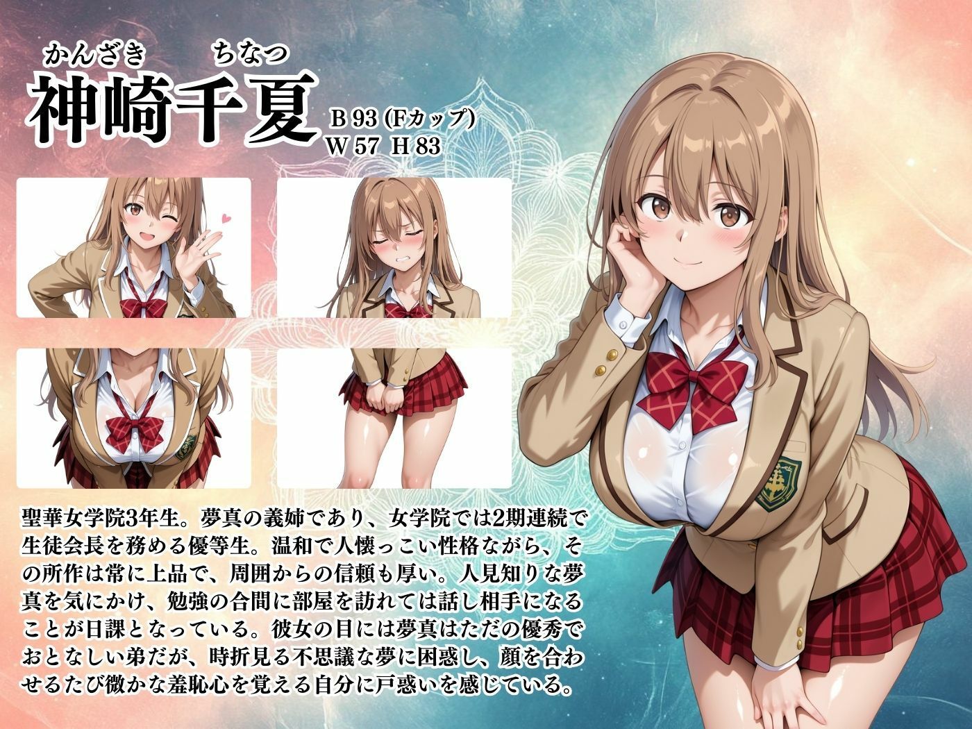 【コミックフルカラー】淫夢堕_俺の淫夢で神崎千夏の本性を犯し尽くす!!(教室編) 画像2