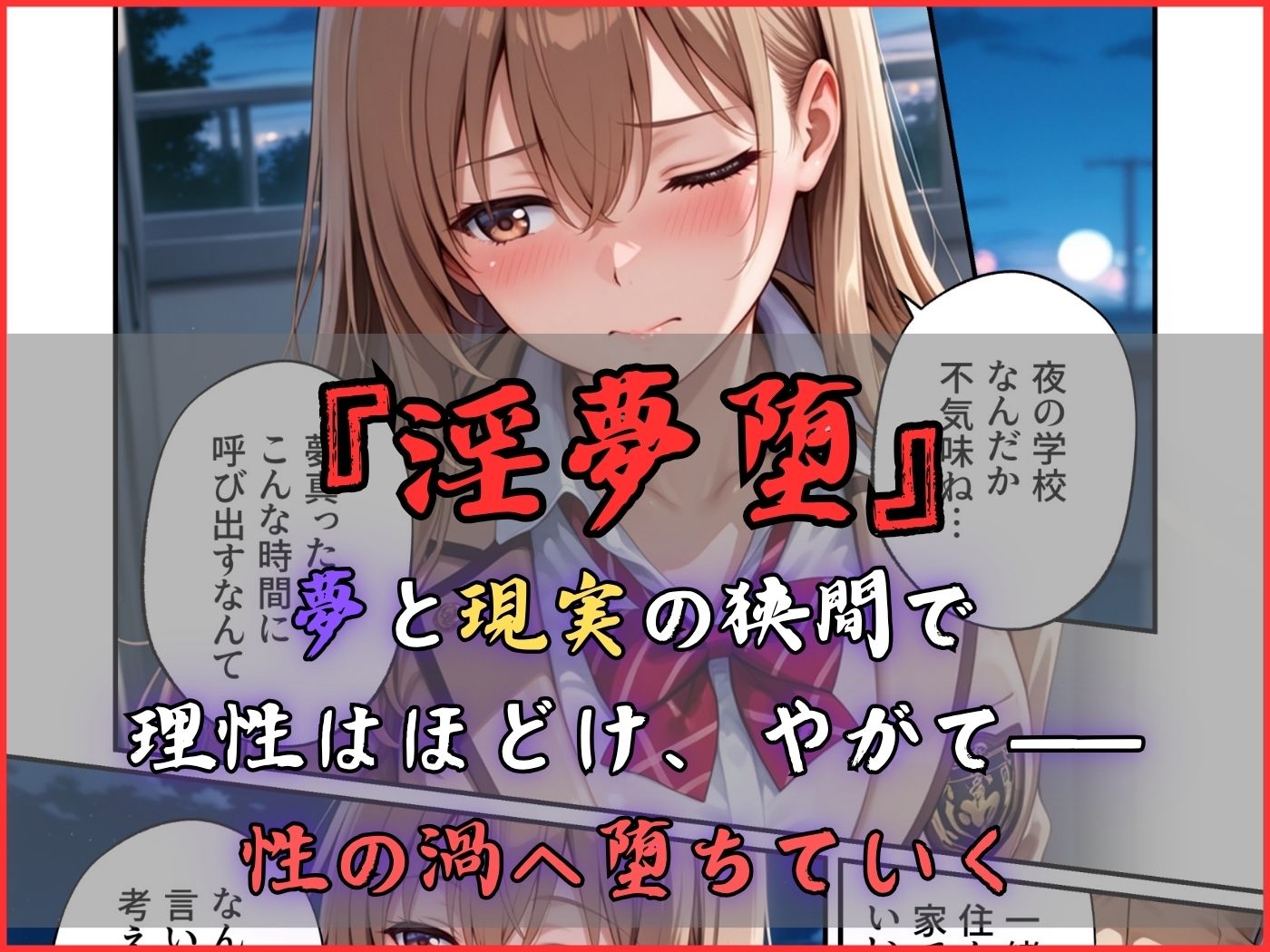 【コミックフルカラー】淫夢堕_俺の淫夢で神崎千夏の本性を犯し尽くす!!(教室編) 画像3