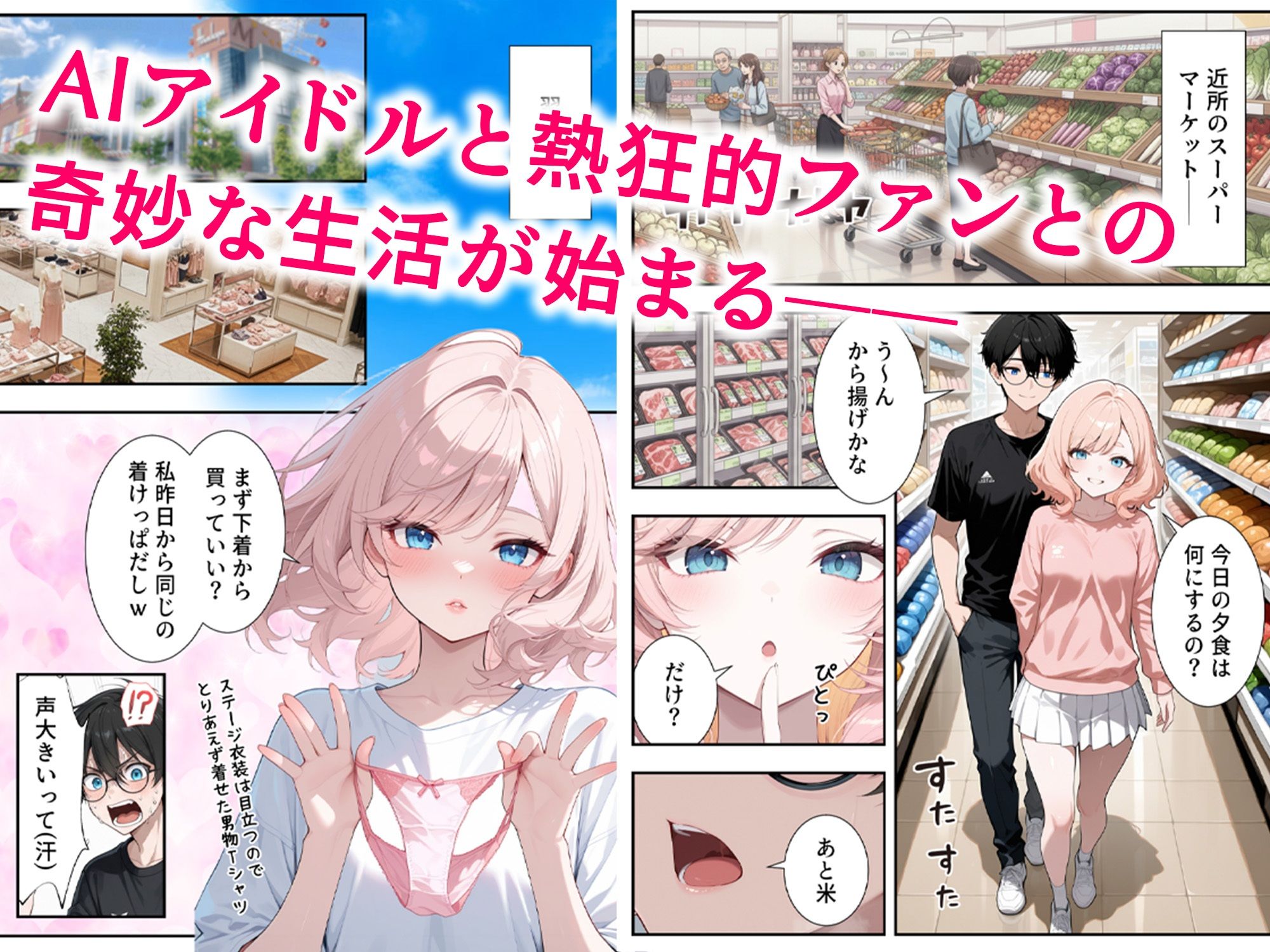 画面の向こうから推しが来た!失踪したAIアイドルとの甘とろ生活 画像3