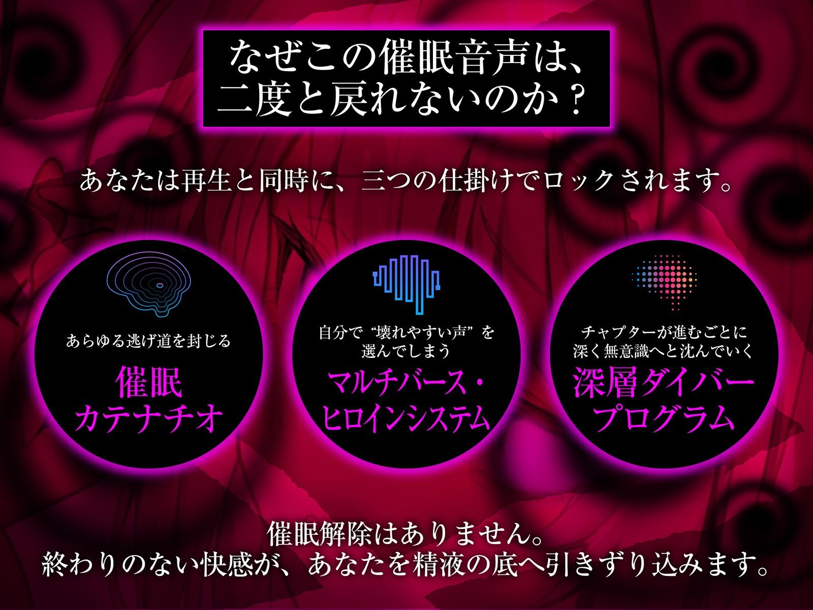 【？？催●解除なし？？】永・久・催・眠・三・重・奏【3声優による3バージョン収録】 画像5