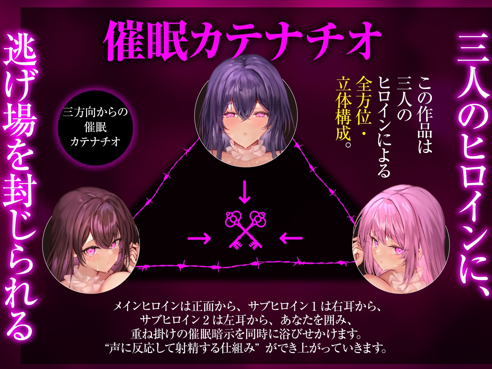 【？？催●解除なし？？】永・久・催・眠・三・重・奏【3声優による3バージョン収録】 画像6