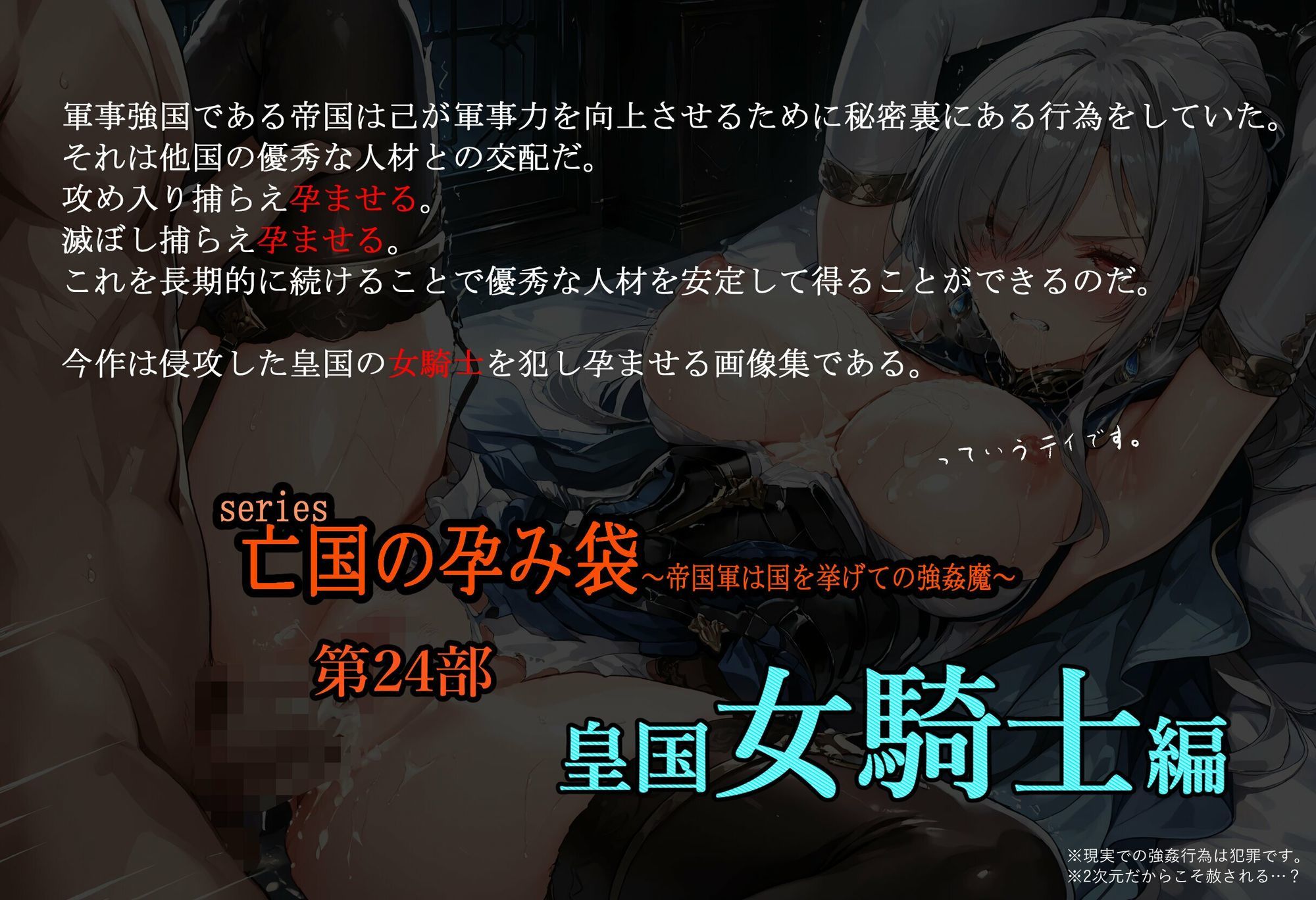 亡国の孕み袋 帝国軍は国を挙げての強●魔 第24部 皇国 女騎士編 画像1
