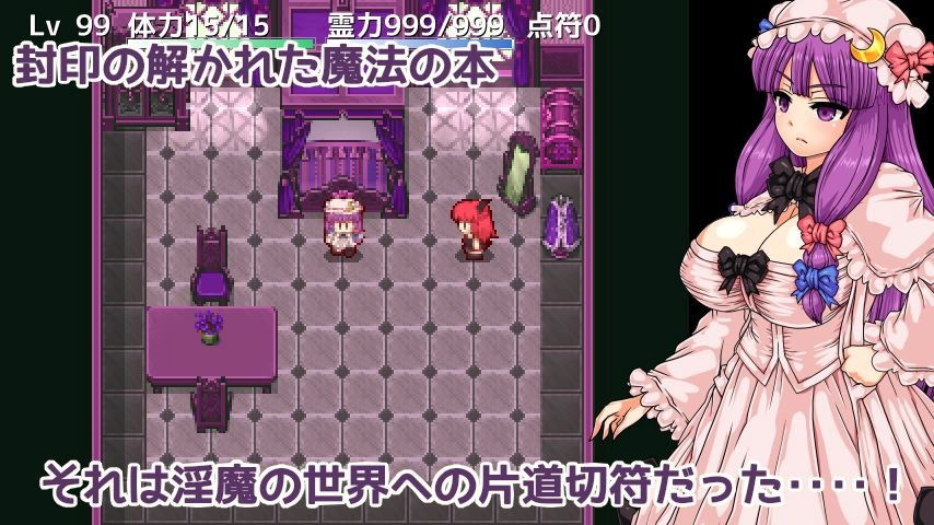 パチュリーと淫魔の魔本 画像1