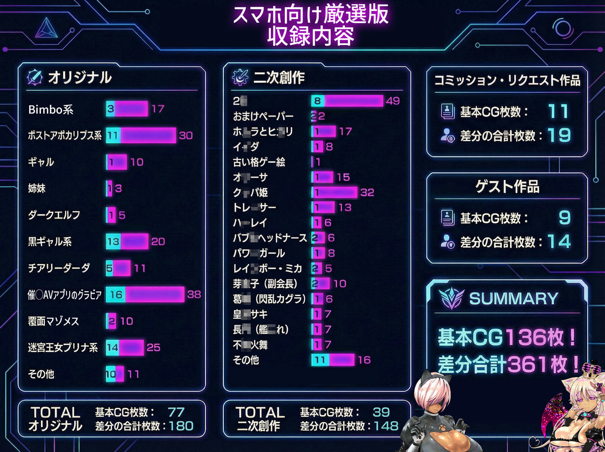 アルセノテリス 支援サイト限定CGコレクション 2015-2019: スマホ向け厳選版 画像2