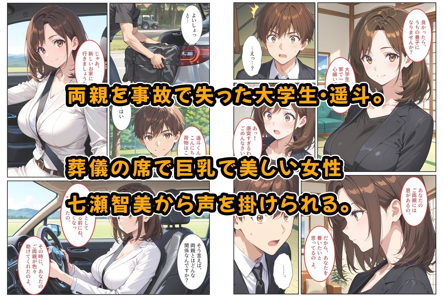 養子になったら爆乳義母と双子義妹に誘惑されて中出しセックスしています!〜双子妹編〜 画像1