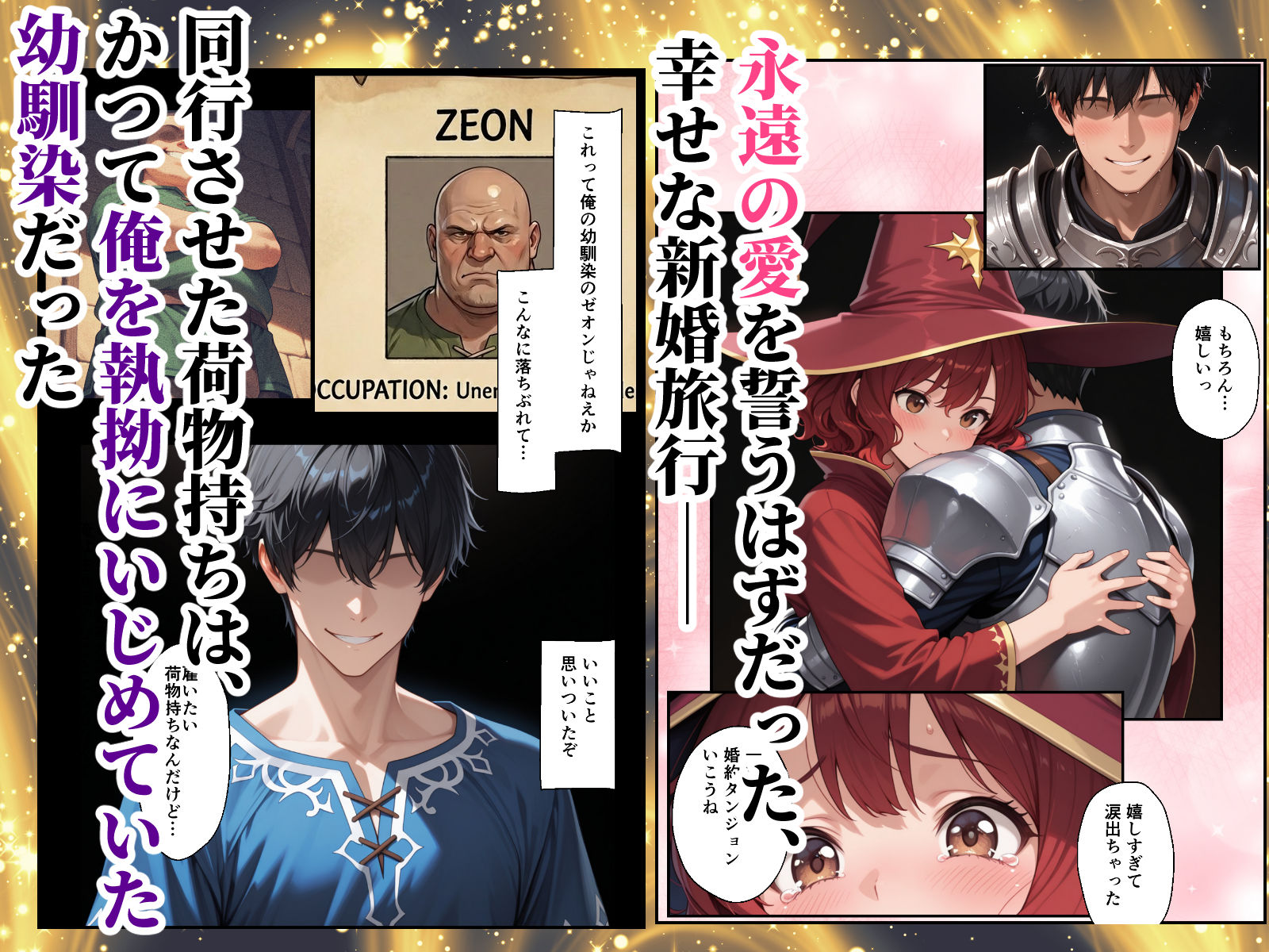 絶望の魔力供給 ―永遠の愛を誓った婚約者があいつの種に屈服するまでの記録― 画像1