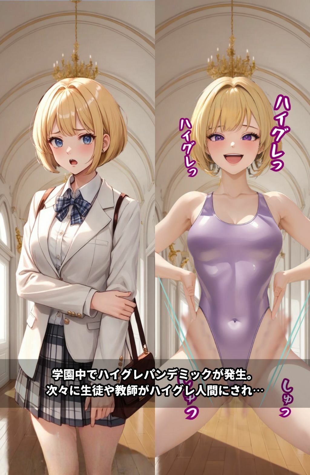 ハイグレ学園2  〜ハイグレインフルエンサーに変えられた少女たち〜 画像7