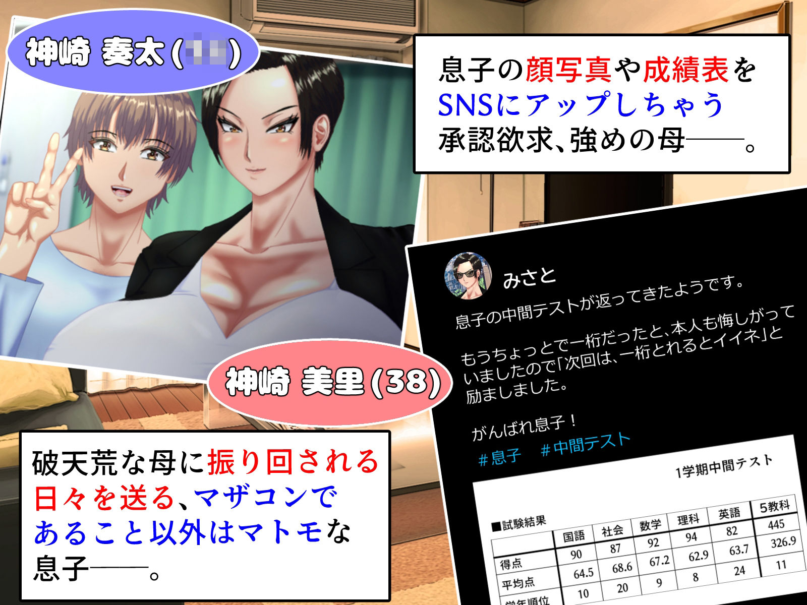 炎上したツイフェミ母がマザコン息子にわからせられ、性処理係を経て恋人になる話。 画像1