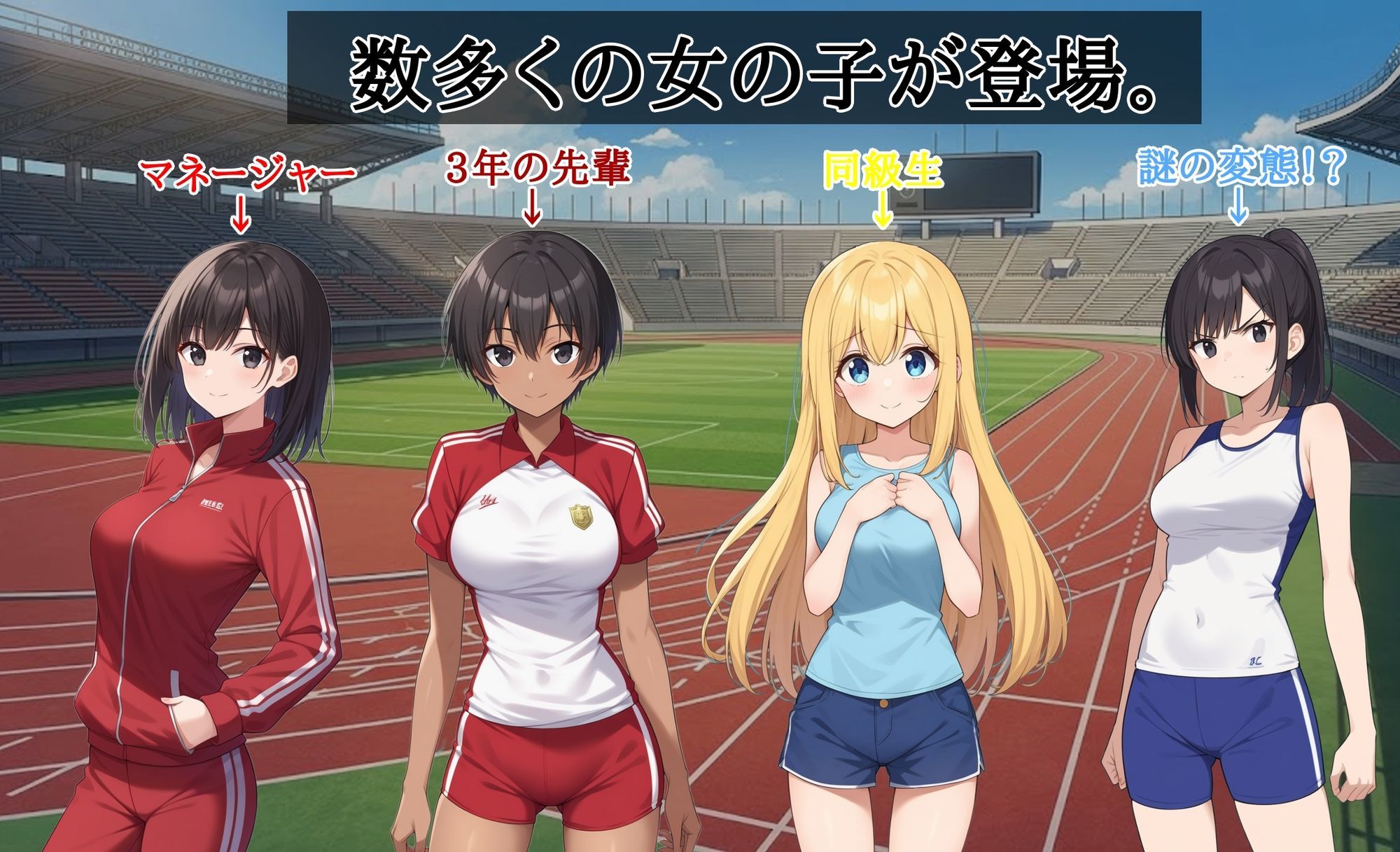 最下位は童貞、1位はハーレム。〜デスゲーム陸上〜 画像6