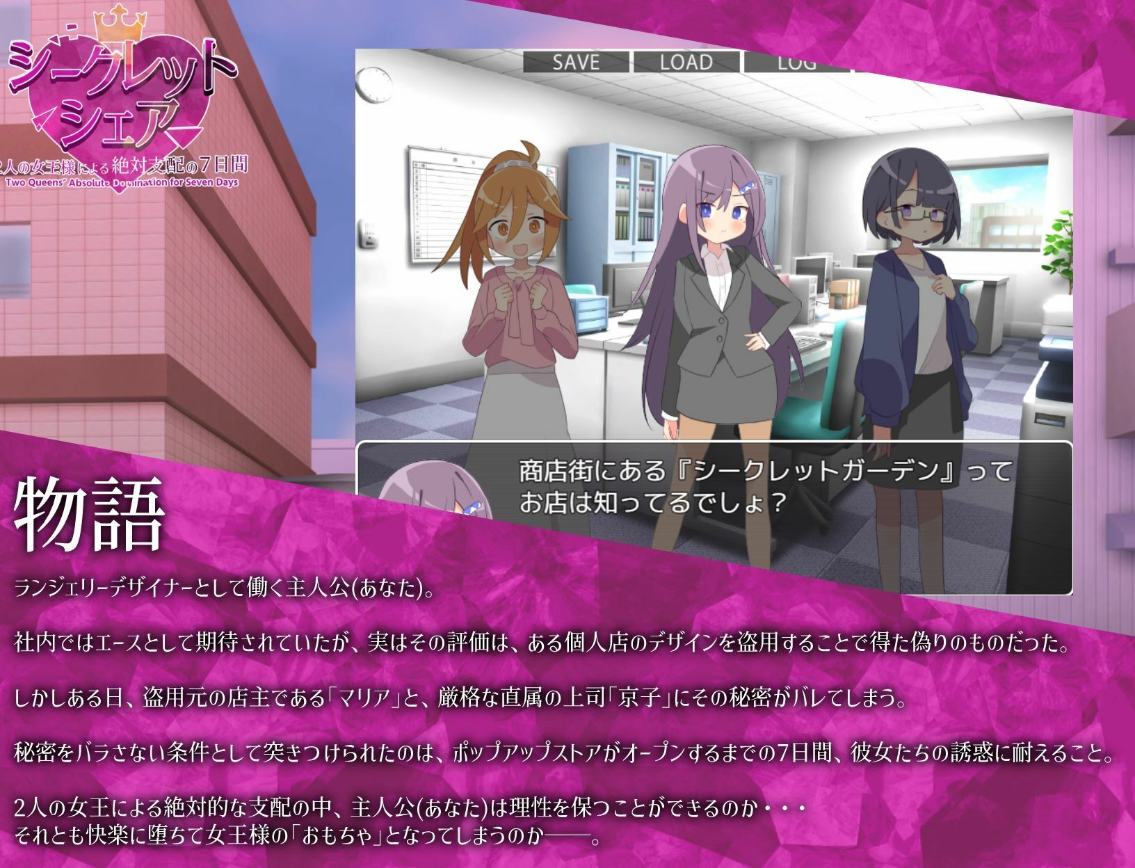 シークレット・シェア〜2人の女王様による絶対支配の7日間〜 画像1