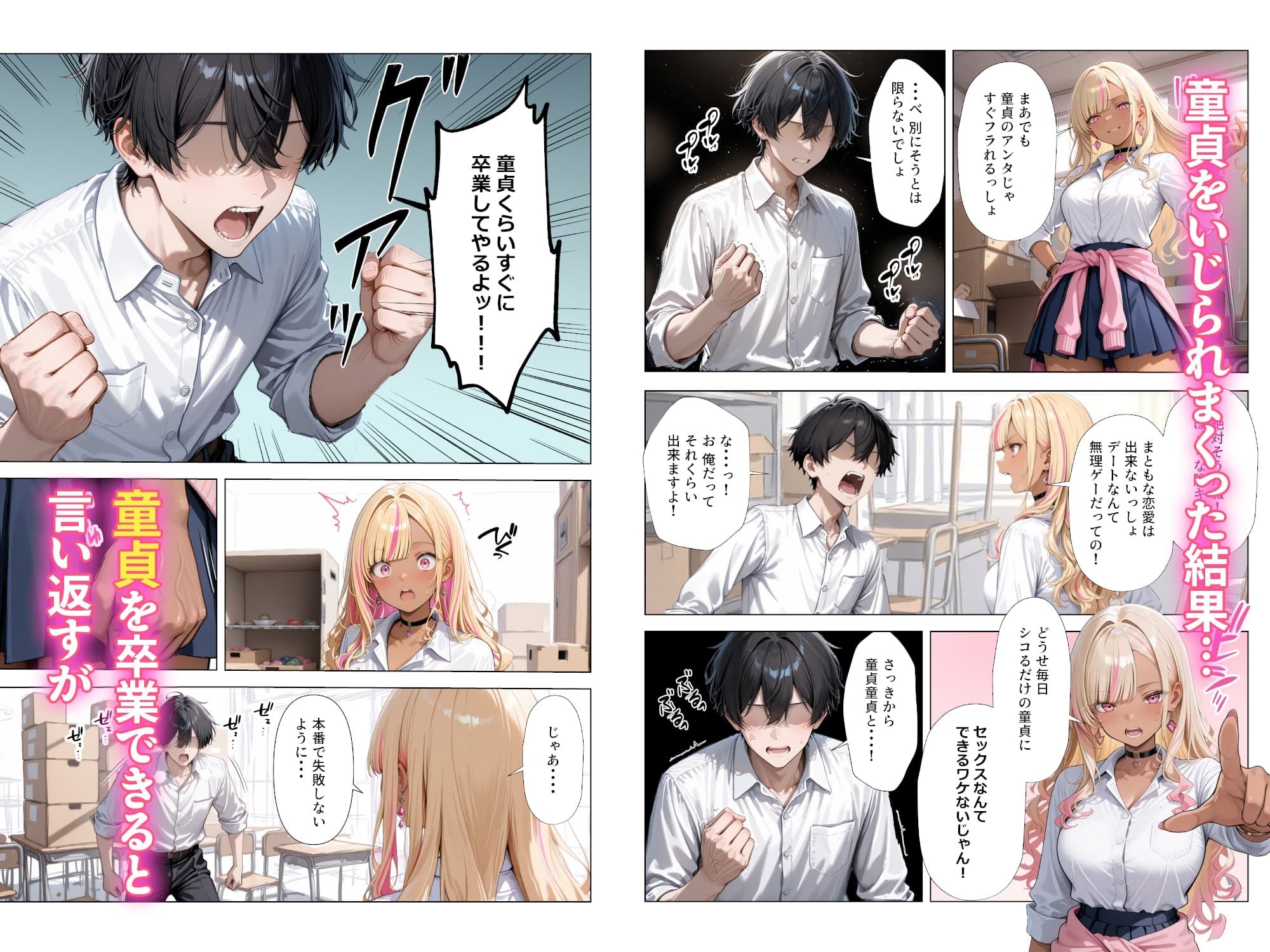 清楚彼女がいるのにギャルとの予行練習(生本番)がやめられない話【ぬるぬるエロアニメ動画同梱】 画像6