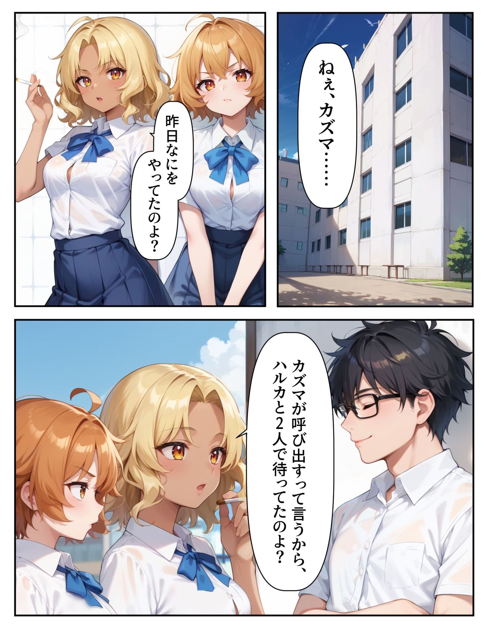 腕時計のリューズを引っ張ったら時間が停止!?好き放題に女子生徒にイタズラした話2 画像1