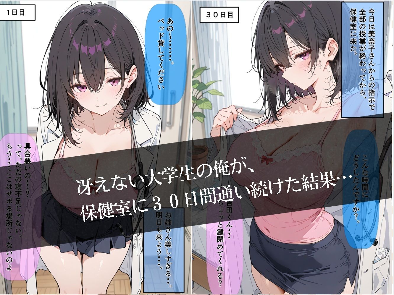 30日後にS〇Xする保健室の先生 画像3