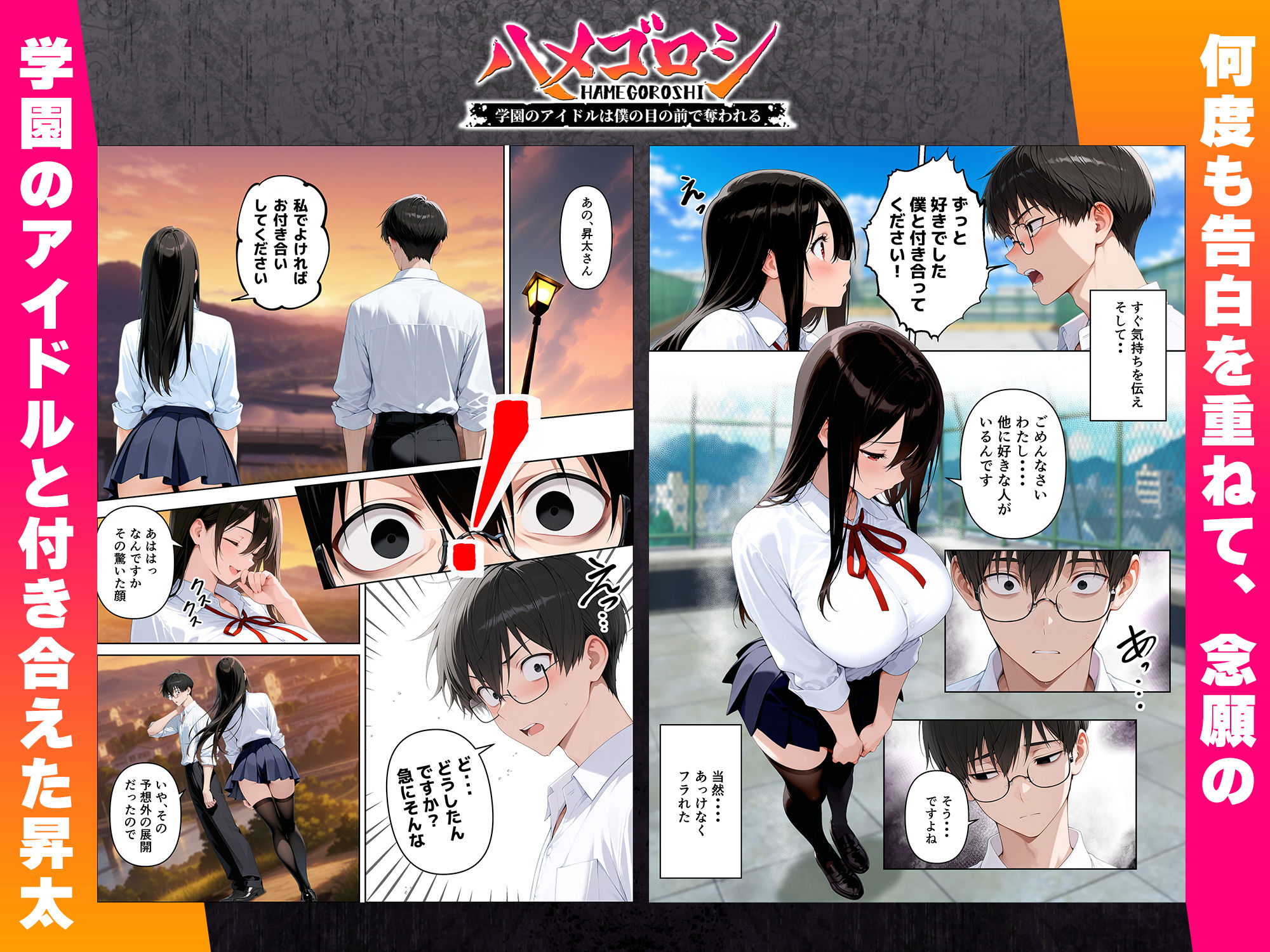 【本編345P！フルカラー】ハメゴロシ〜学園のアイドルは僕の目の前で奪われる〜 画像2