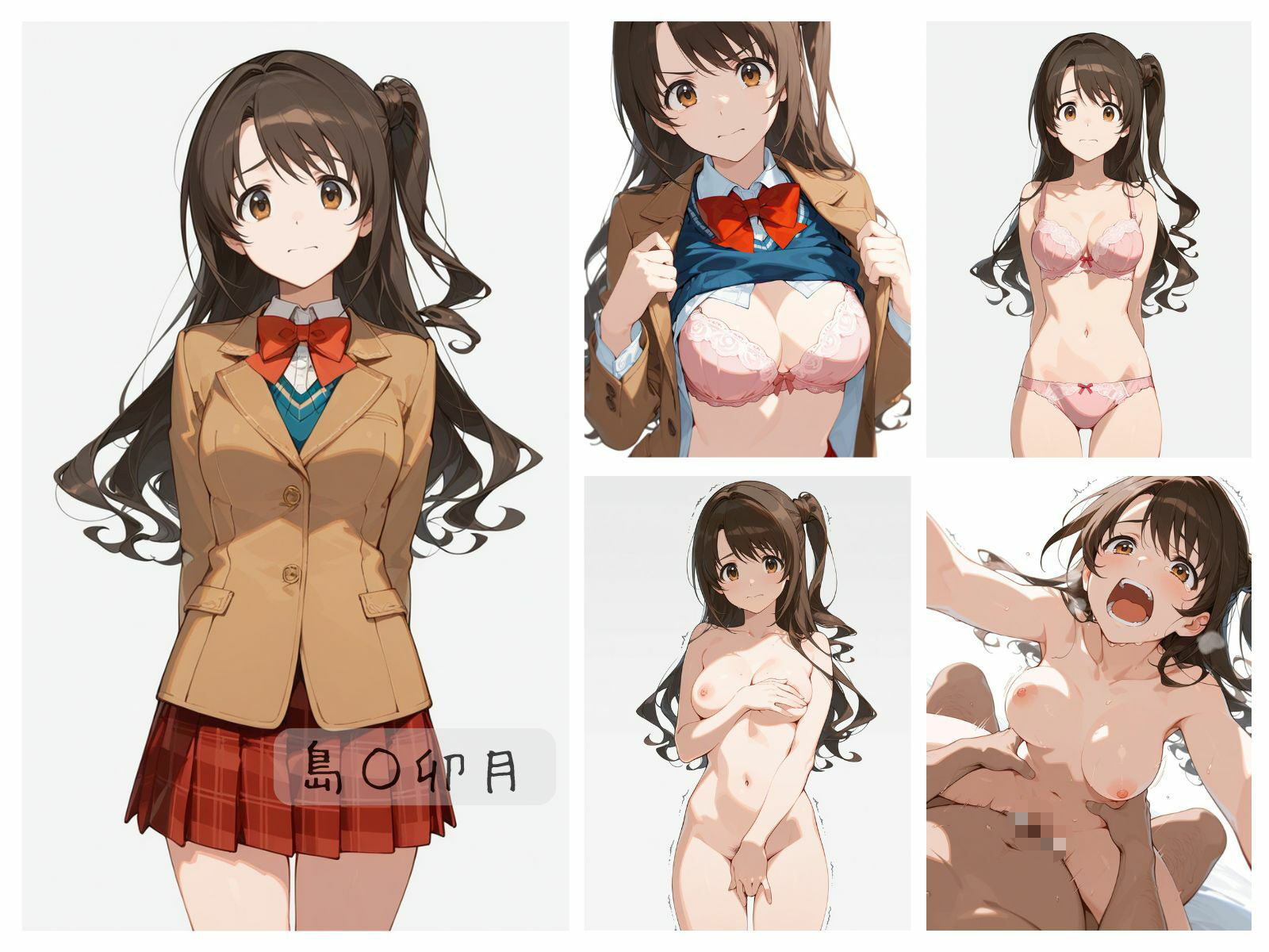 シンデレラアイドル全裸図鑑 Cute編 画像1