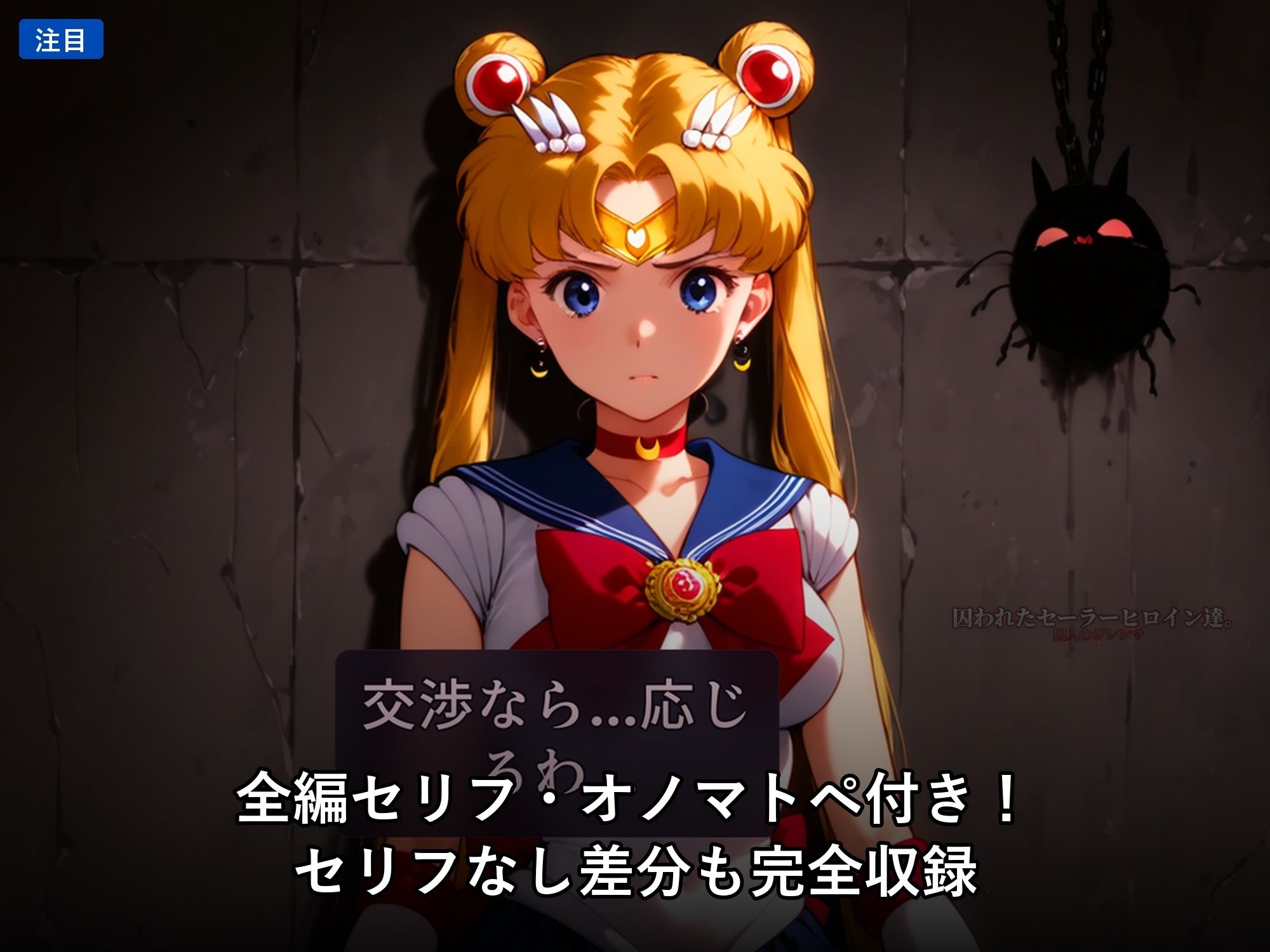 囚われたセーラーヒロイン達。囚人のジレンマ  「仲間を救うには、自分の体を差し出すしかなかった――」 画像1