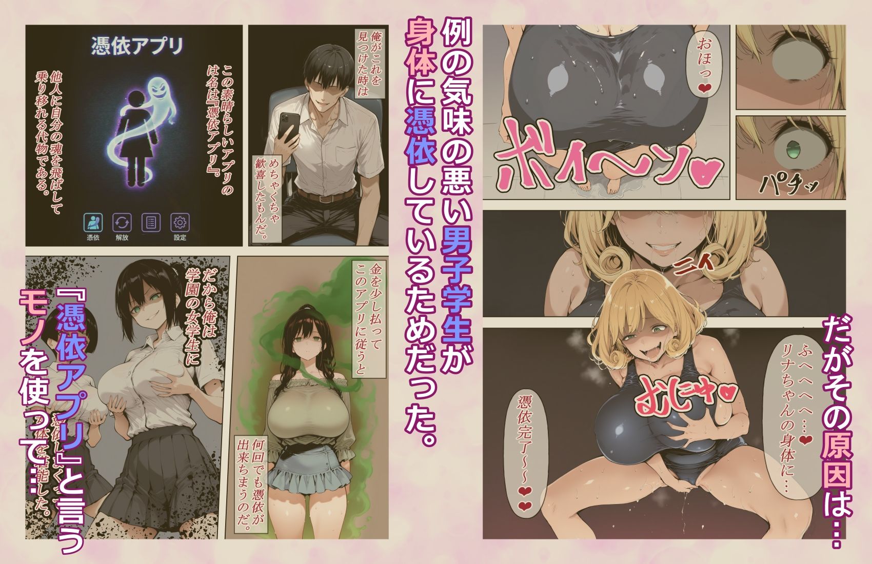 美人巨乳水泳教師に憑依したのでオナニーして教え子とレズセする!! 画像4