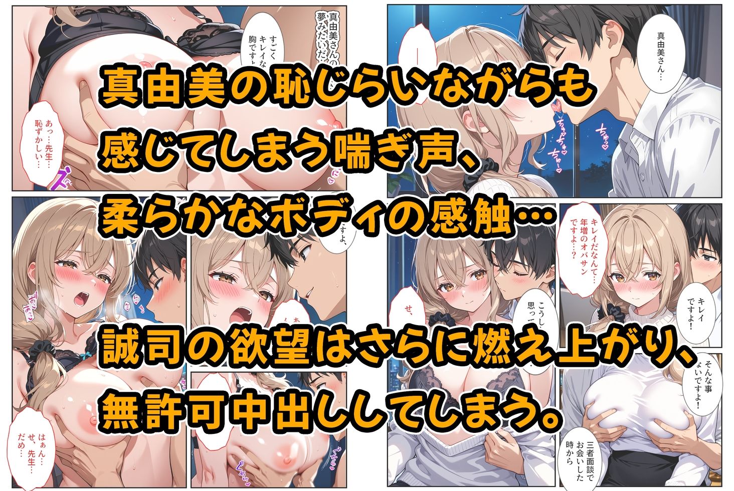 デリヘル呼んだら教え子のママが来たので孕ませました〜娘も一緒に種付けて腹ボテ家族に〜 画像5