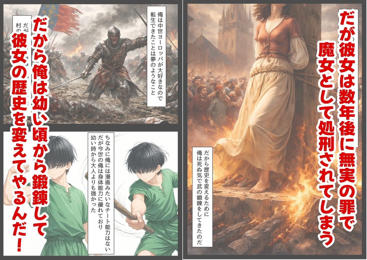 ジャンヌダル●の幼馴染に転生した俺は、彼女の悲惨な歴史を変える!! 画像2