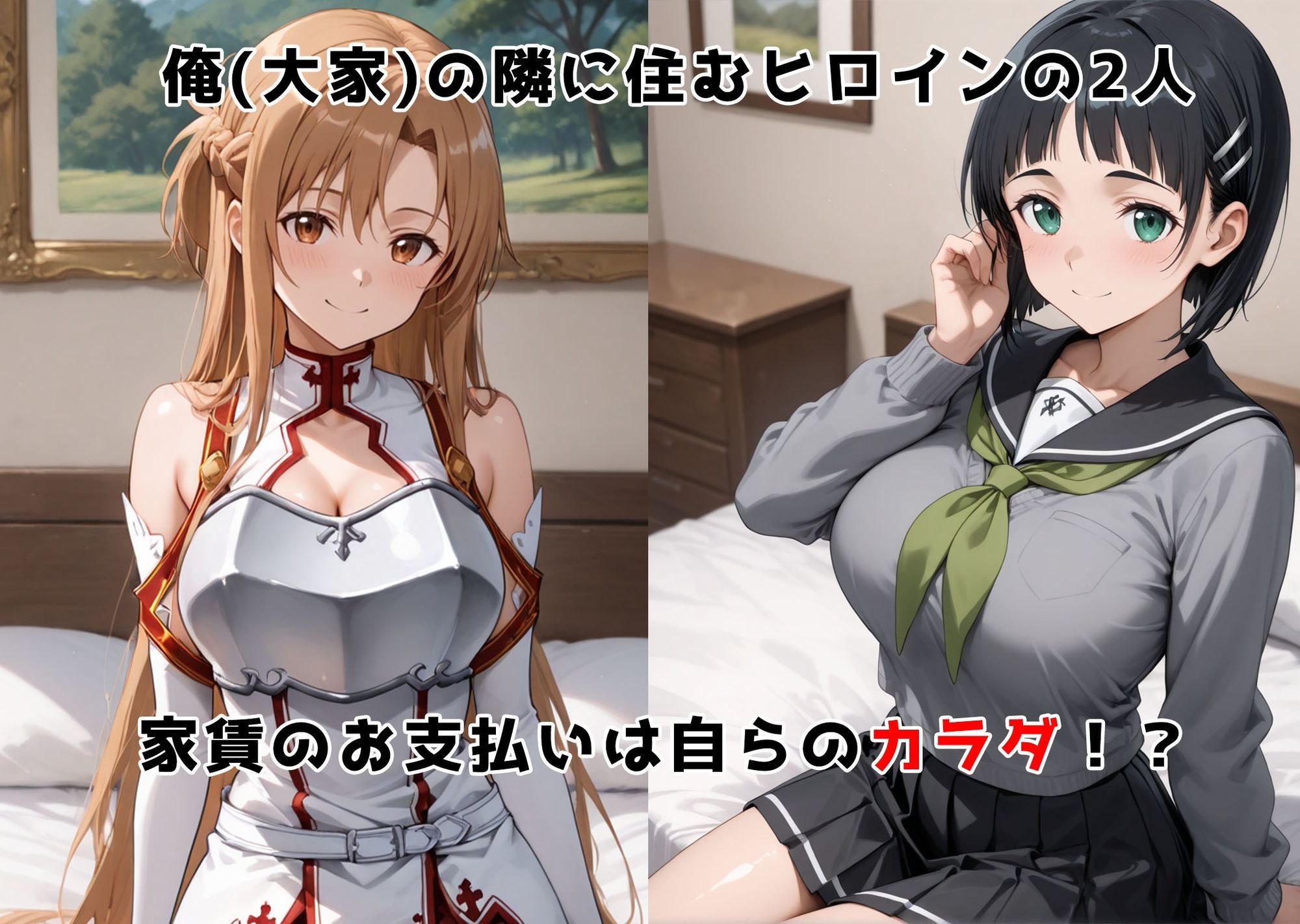 チン体奉仕契約〜大家への家賃は私達のカラダ〜   ア〇ナ・桐〇谷直葉編 画像2