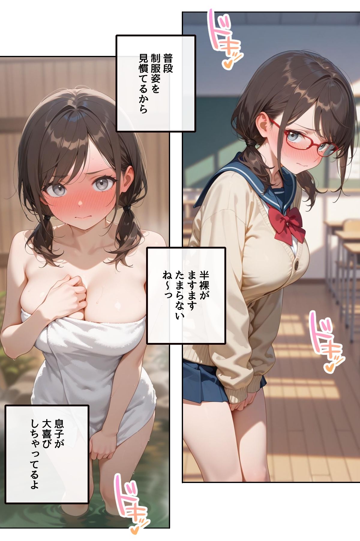 どこの女子校にもありふれた普通の性指導  〜温泉学園〜  1 画像2