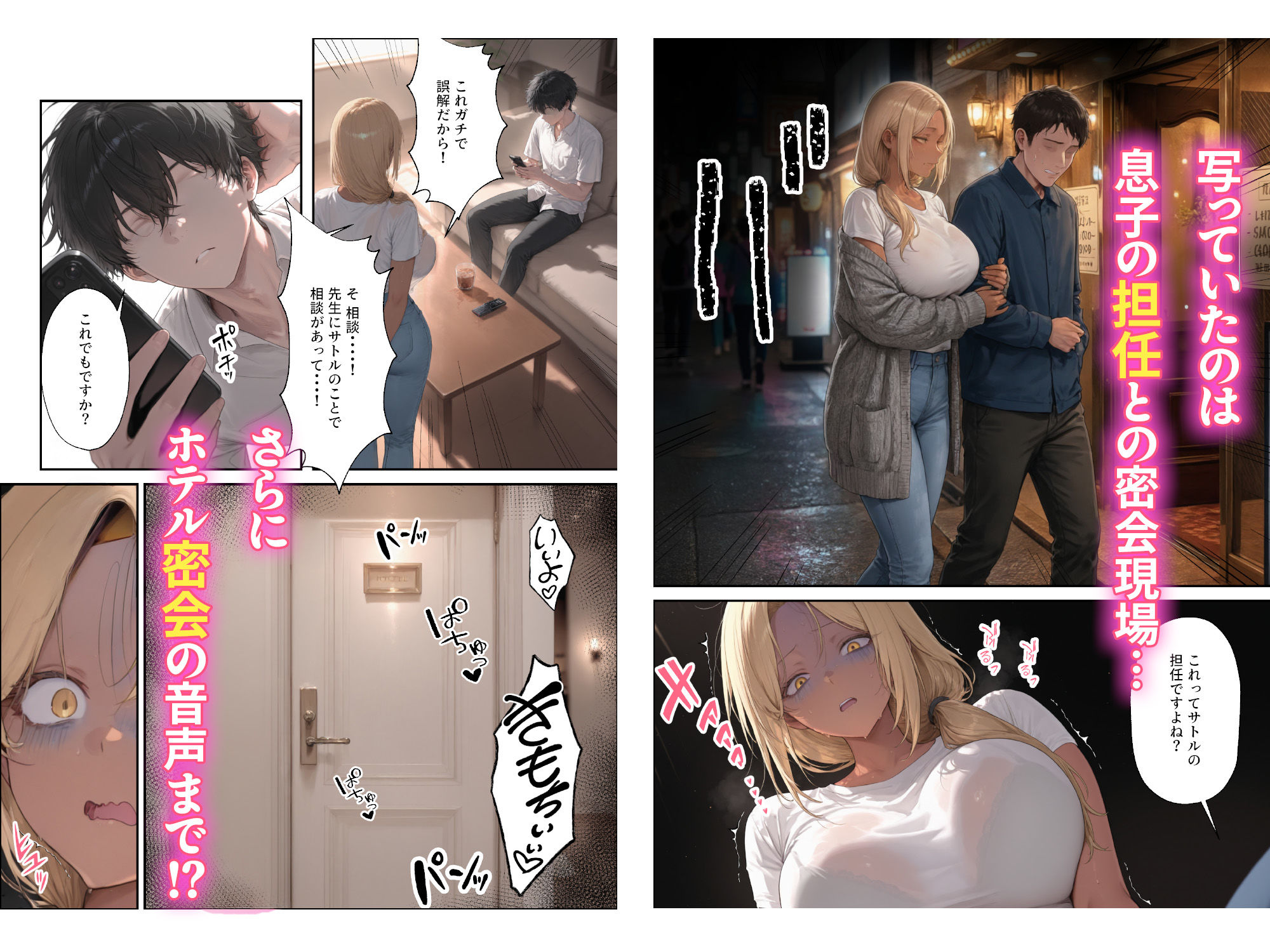 親友の母親 爆乳ギャルママの弱みを握ったので俺の嫁にすることにした 画像4