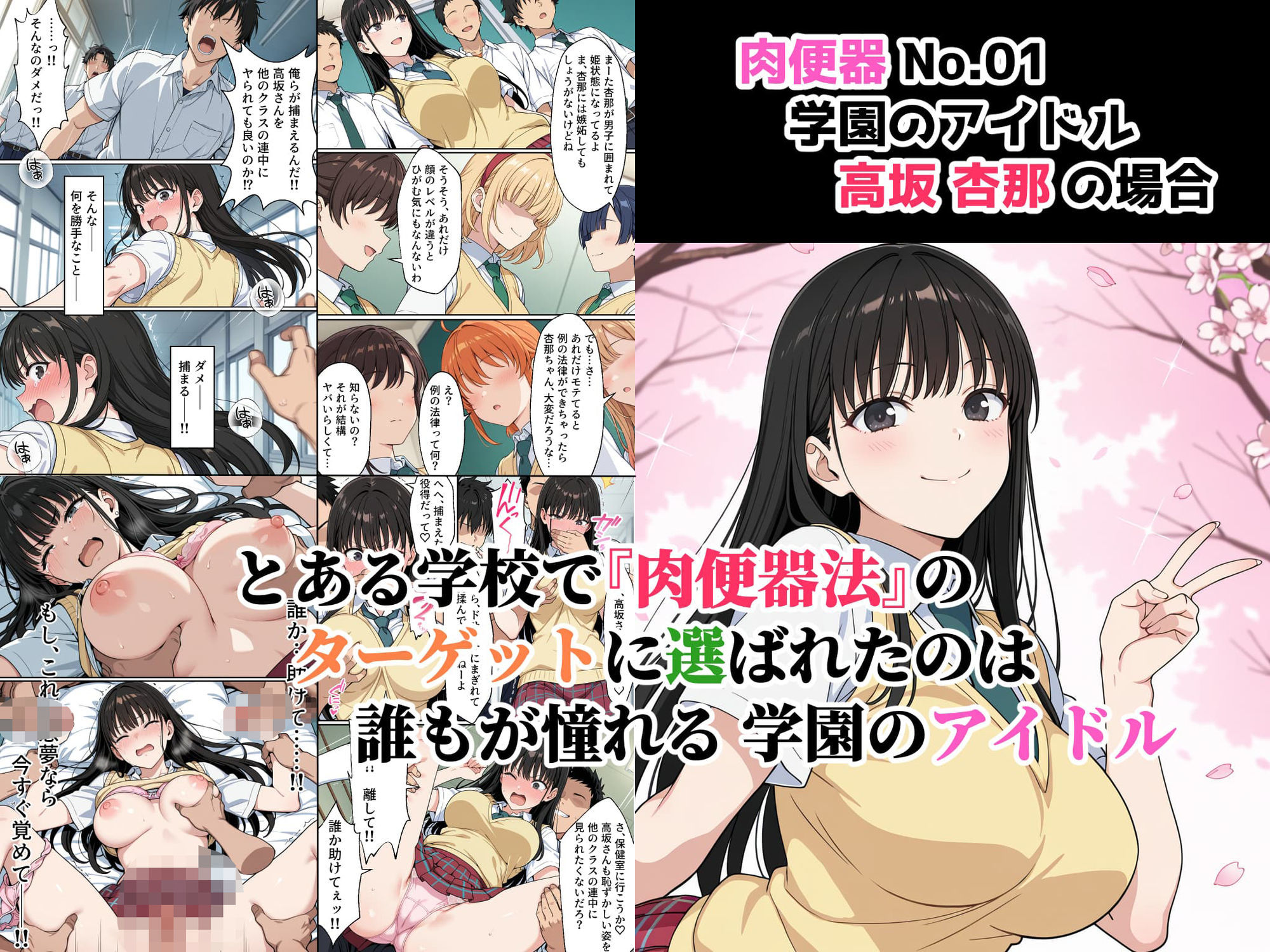 肉便器法の成立した世界で〜校内の好きな美少女を選んで肉便器にできる世界〜 画像2