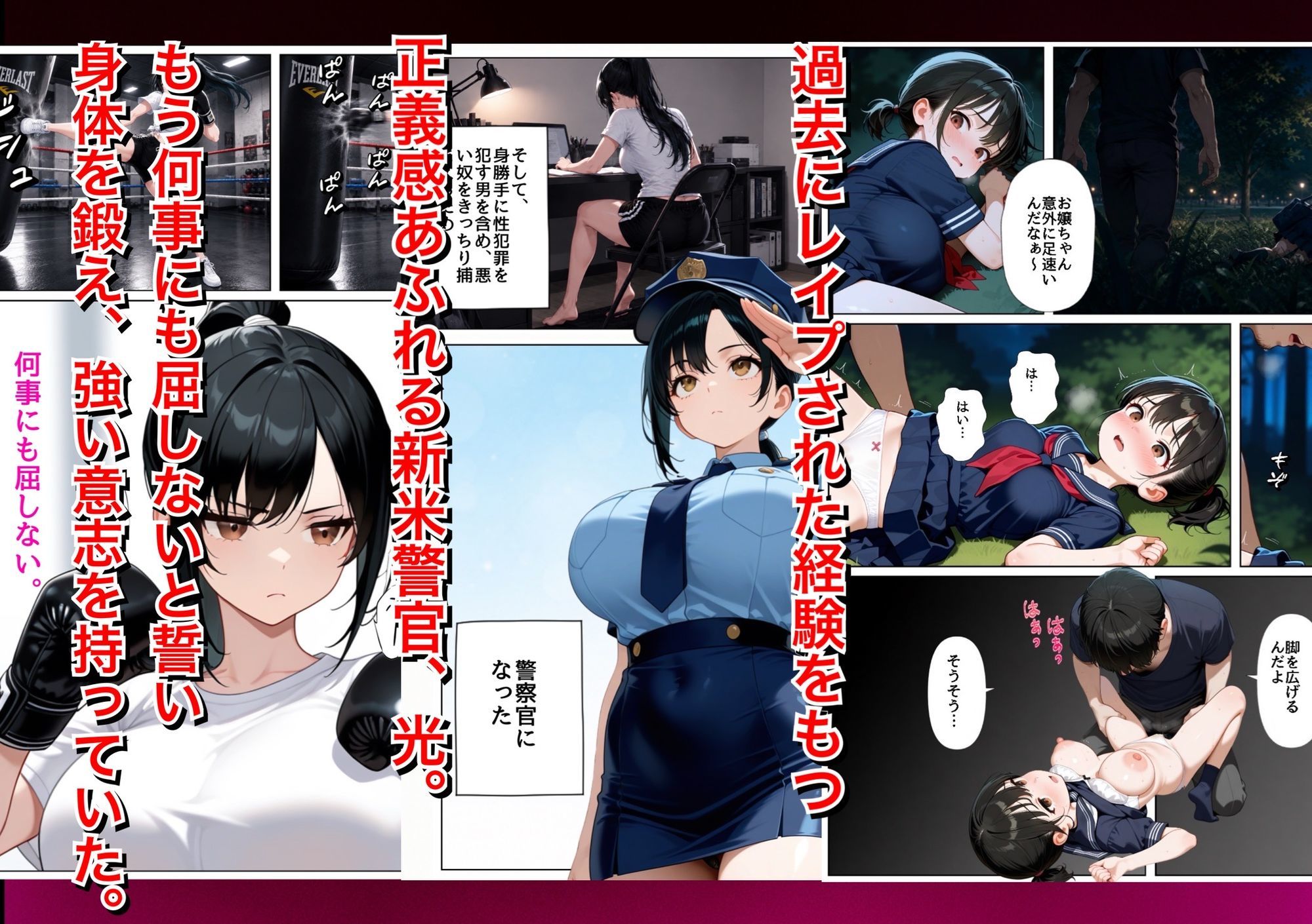 男嫌いな新卒警官を監×してマゾメス化させた結果 画像2