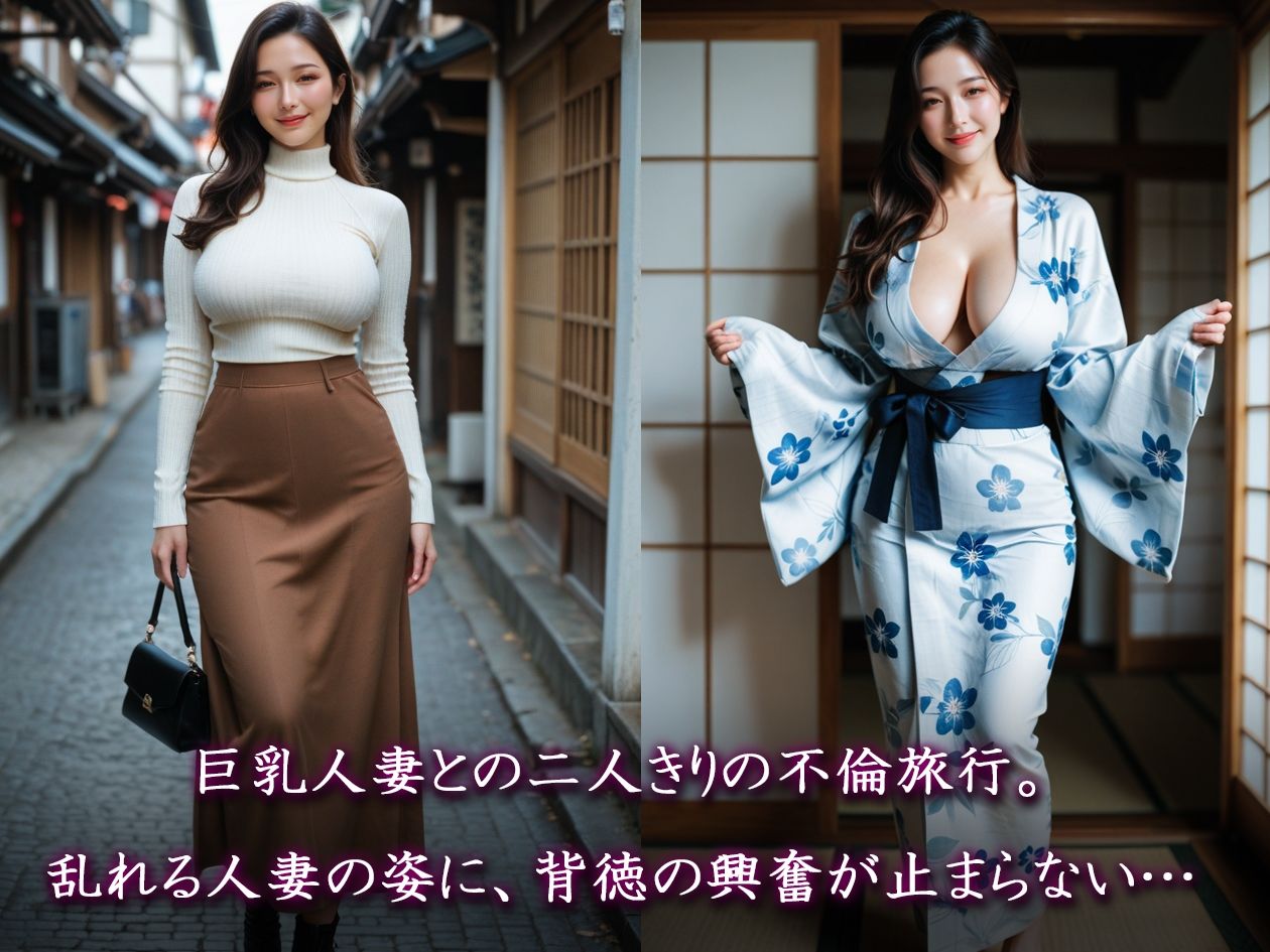 【AIのAV動画】人妻温泉〜巨乳が揺れる湯けむり情事〜 画像2